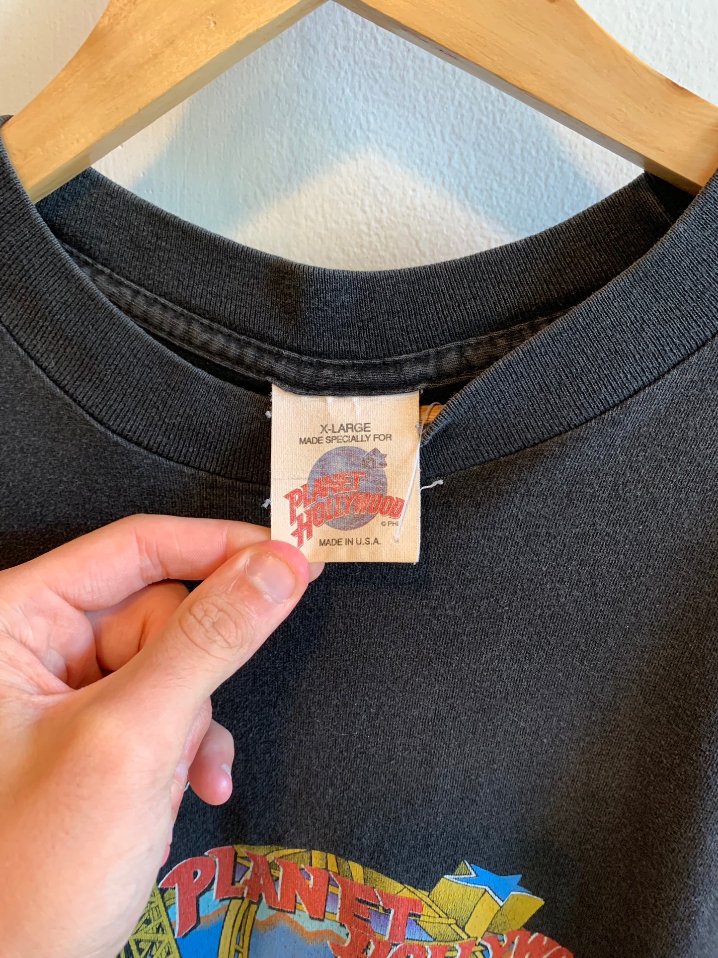 Vintage Distressed Planet Hollywood Tee
