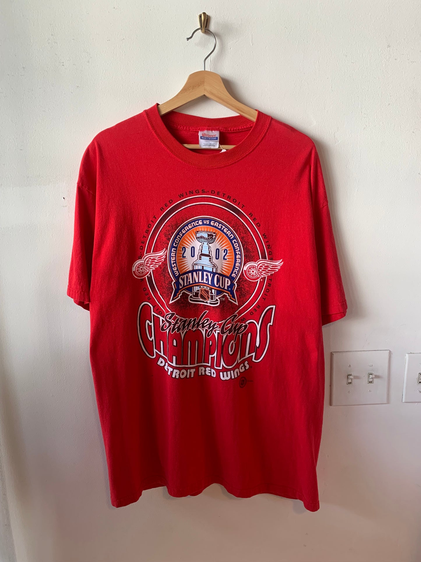 02’ Detroit Red Wings Stanley Cup Tee