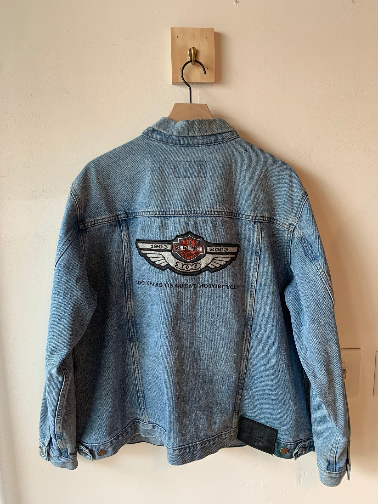 Vintage Harley Davidson Denim Jacket