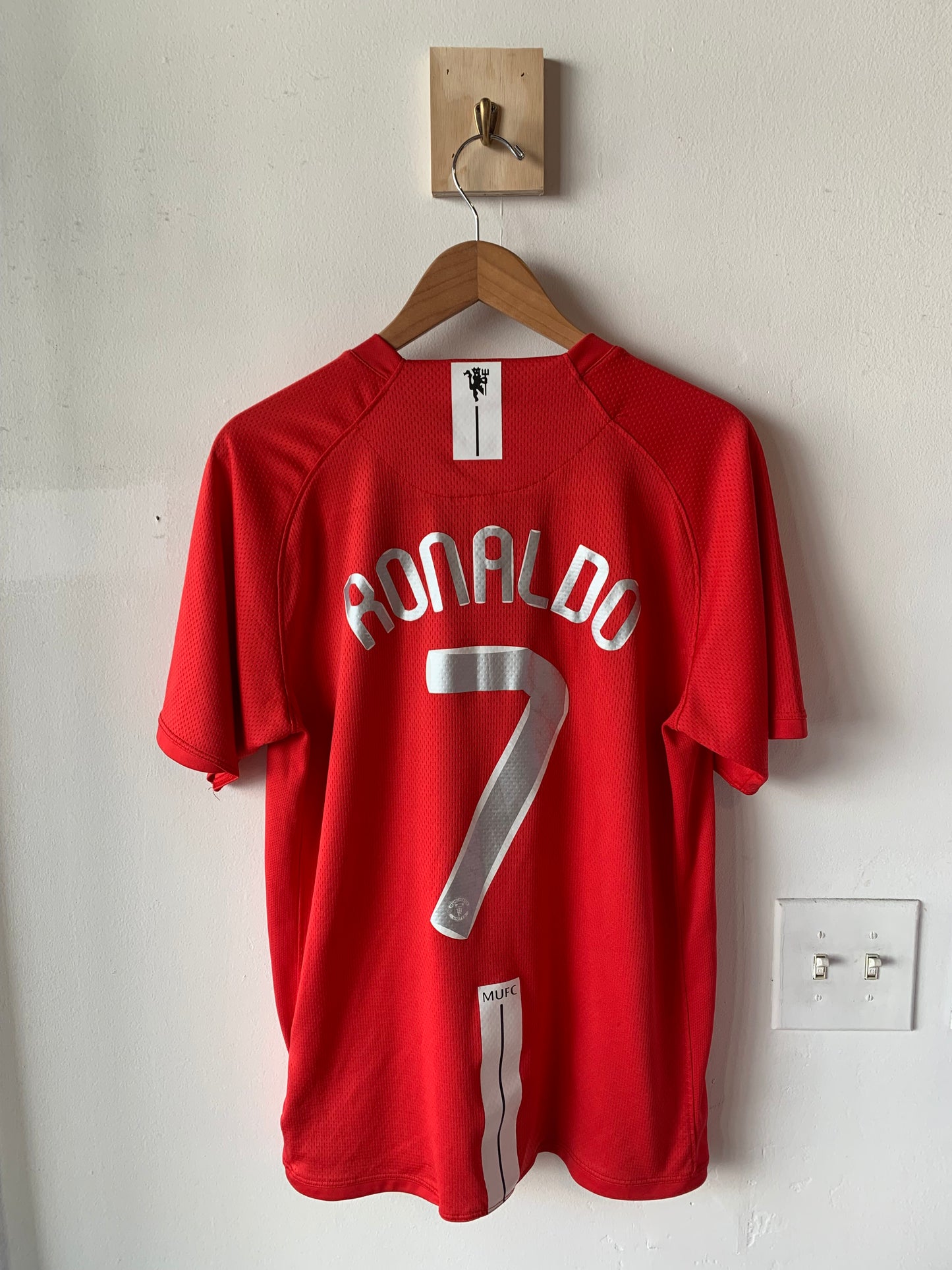 2008 Manchester United Champions League Final Ronaldo Jersey