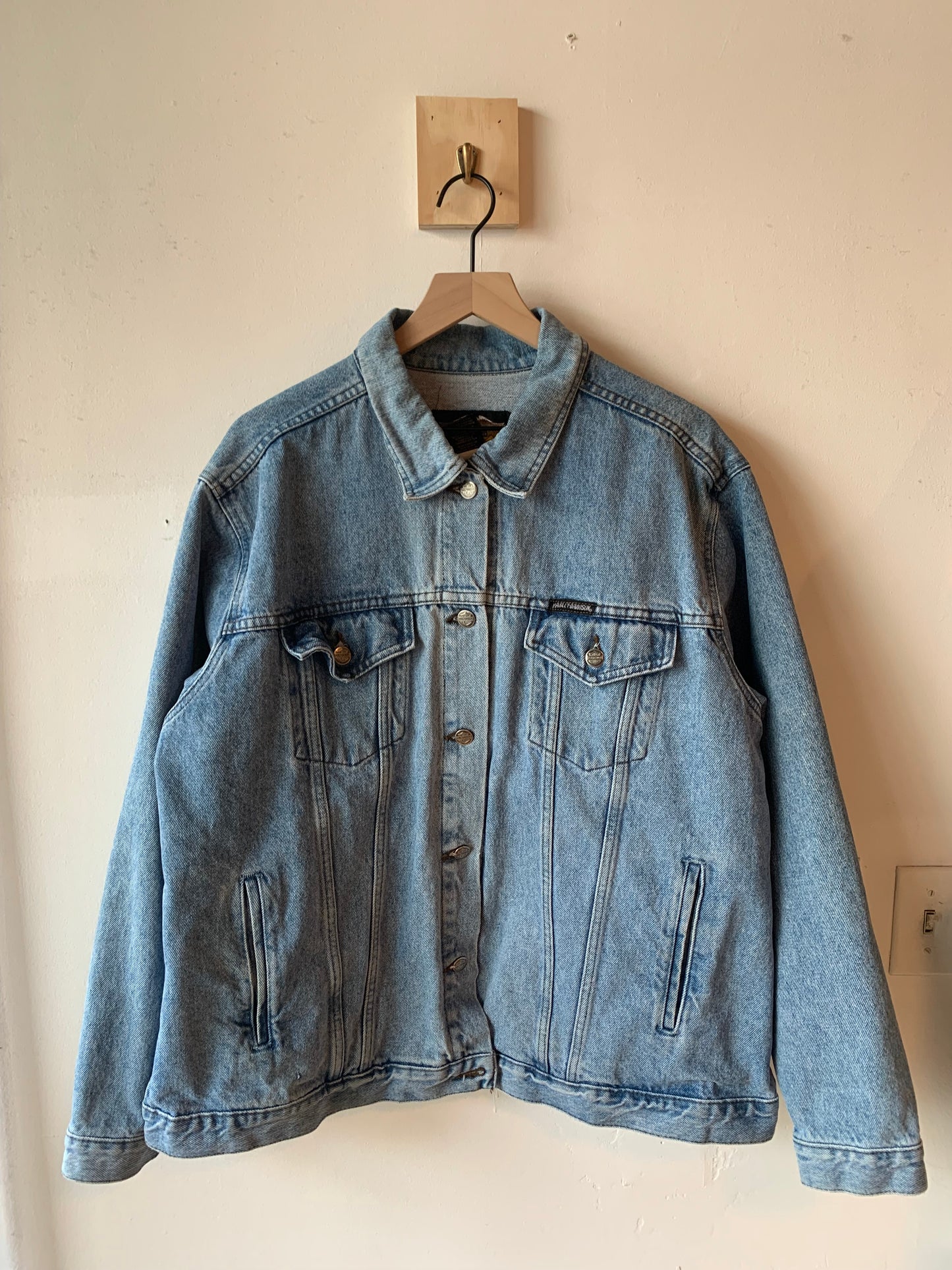 Vintage Harley Davidson Denim Jacket