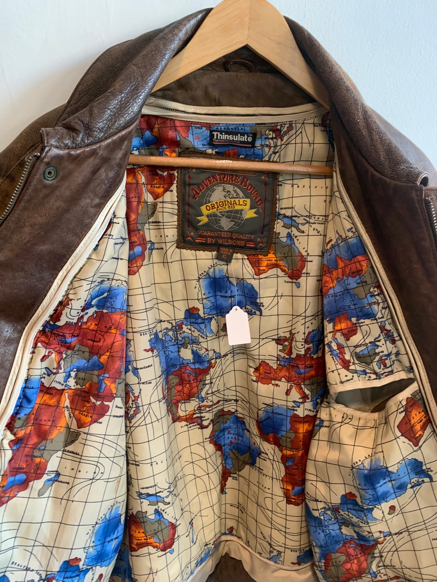 Vintage Leather Flight Jacket
