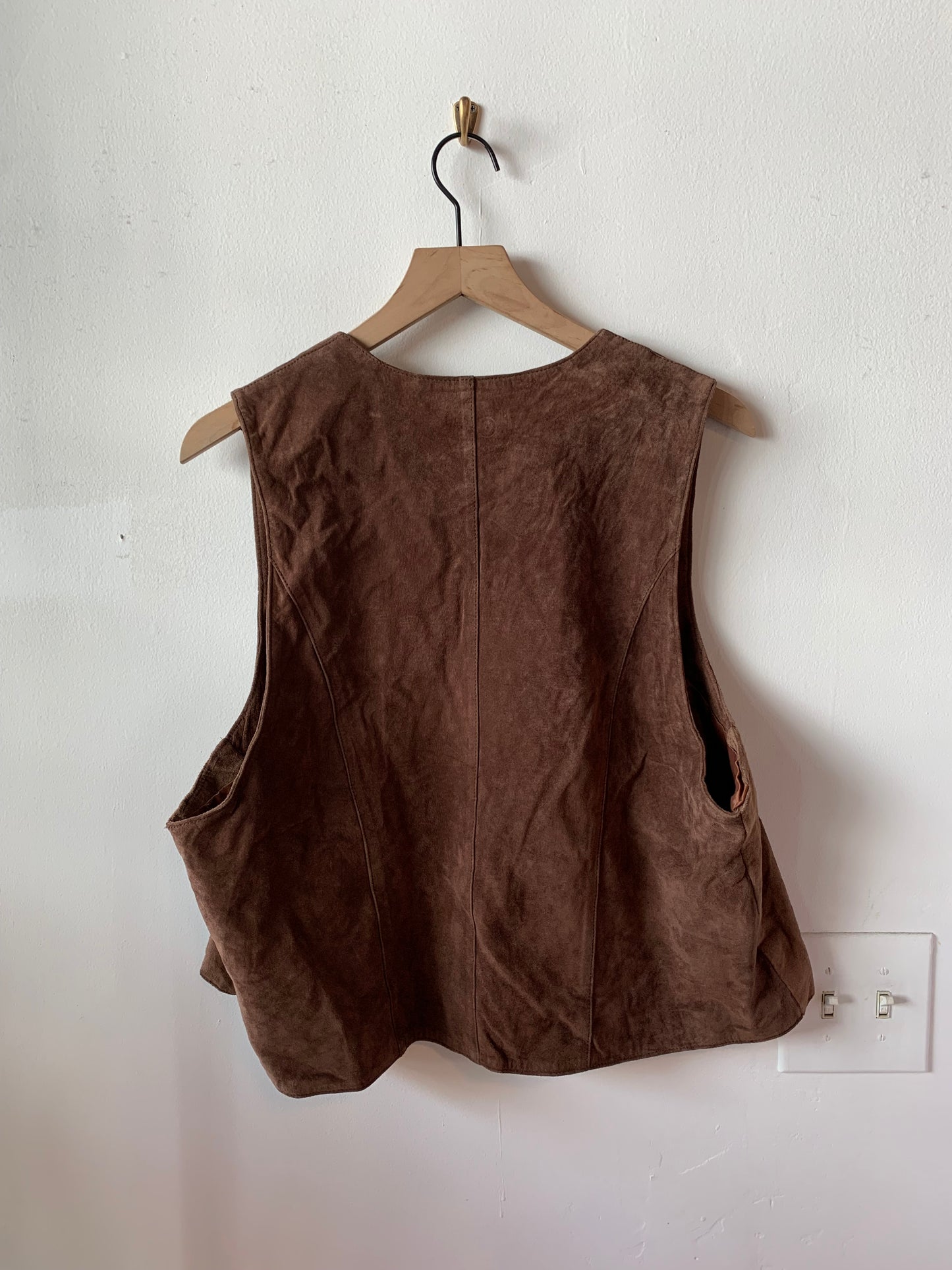 Vintage Suede Leather L.L. Bean Vest