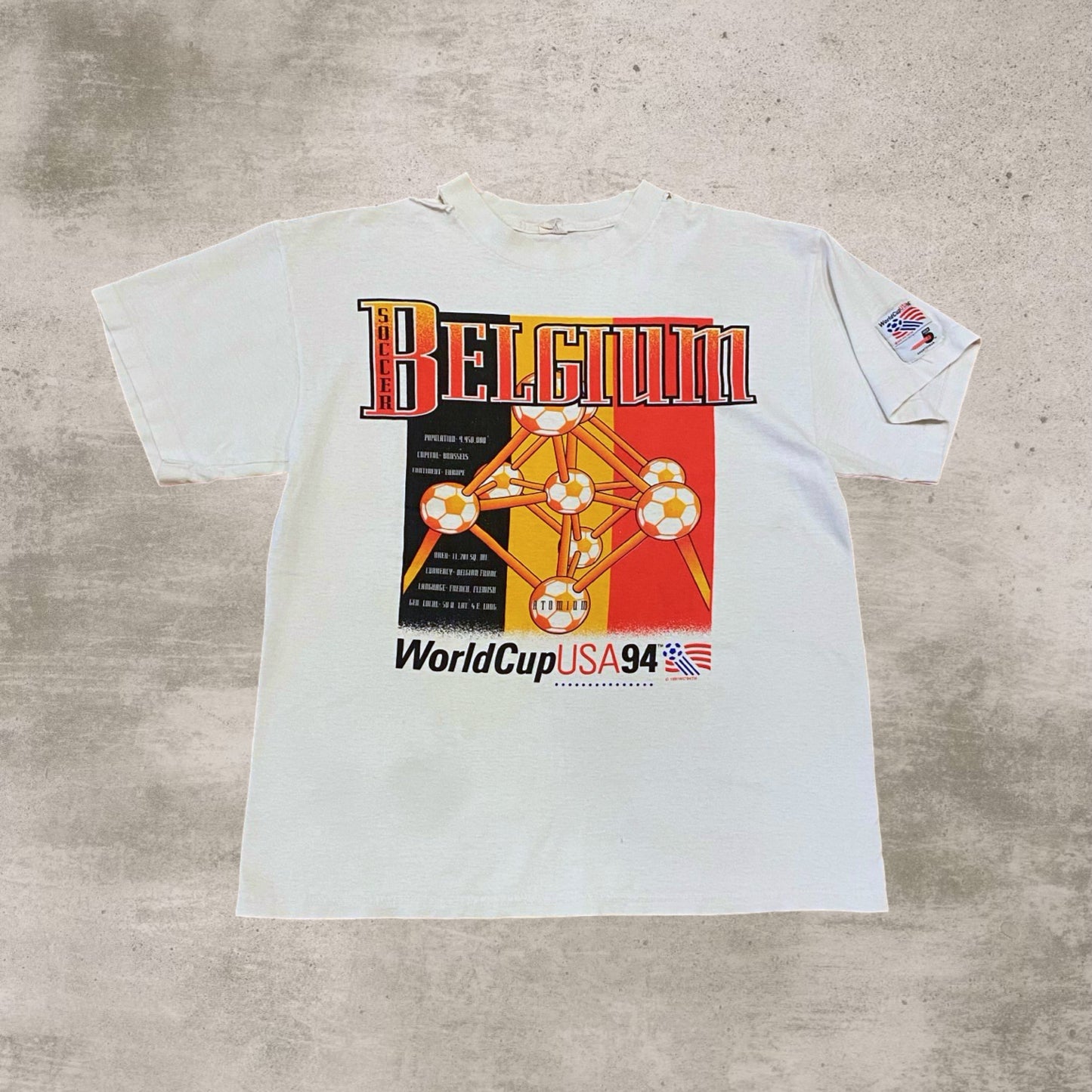 Vintage Belgium World Cup Tee