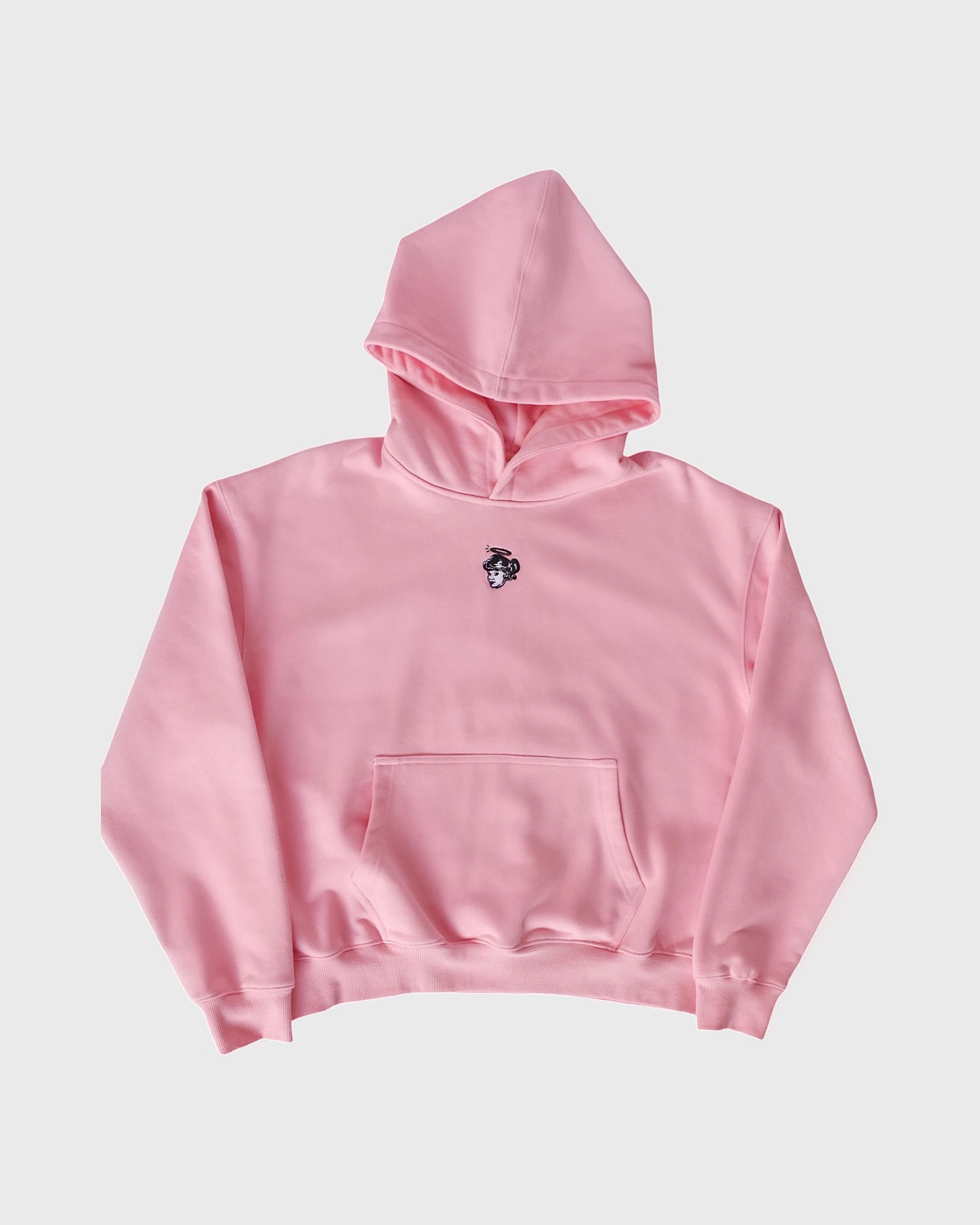 Pink Girl Head Hoodie