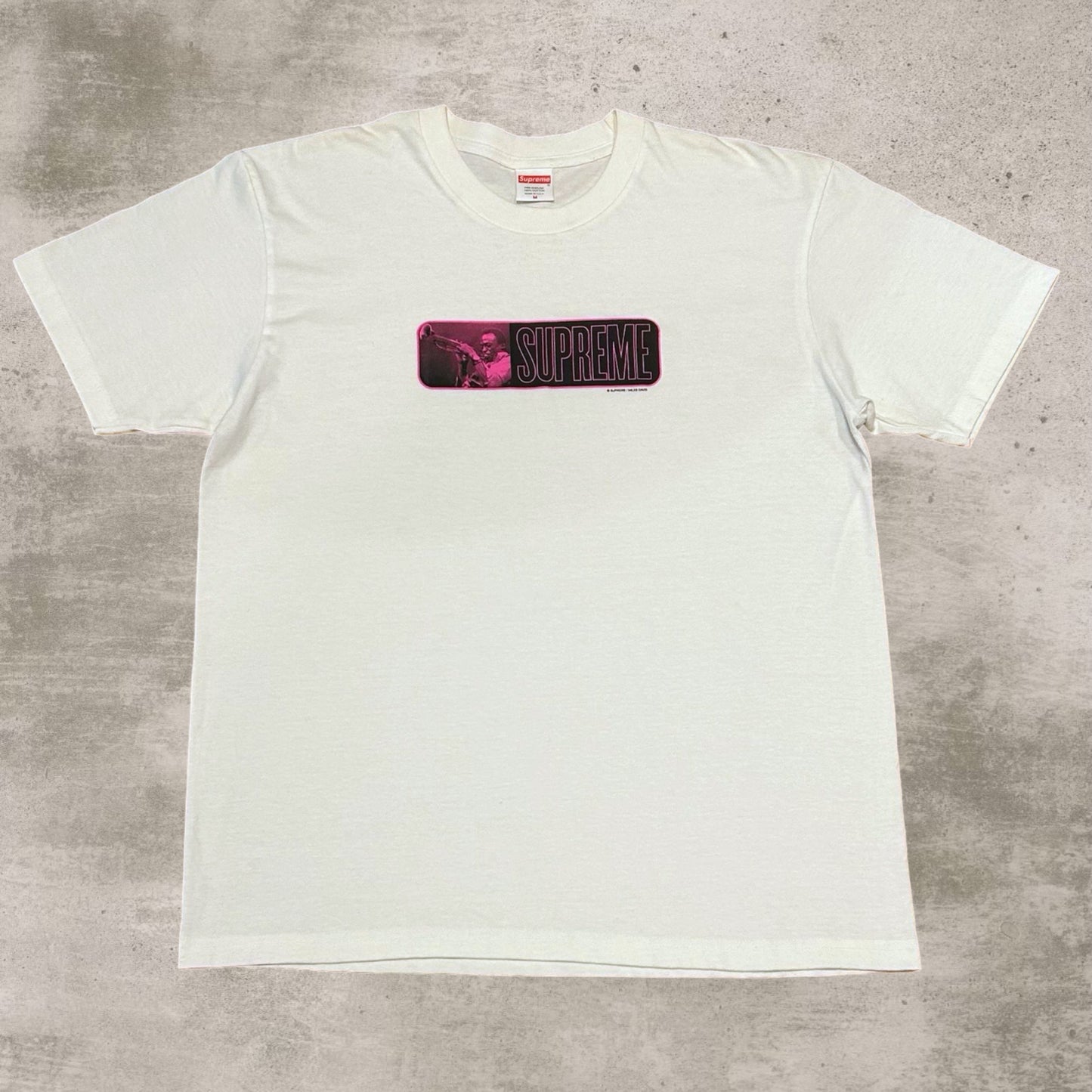 Supreme Miles Devis White T-Shirt