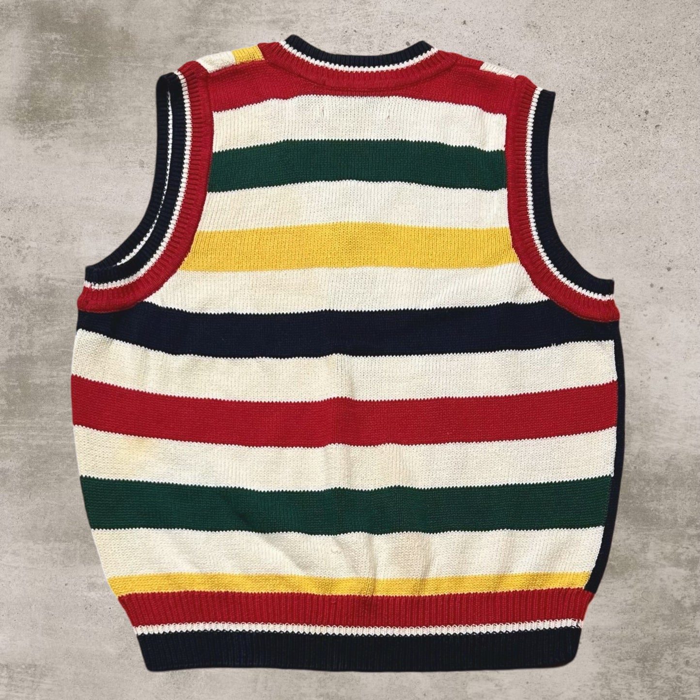 Vintage Ivy Crew Striped Vest