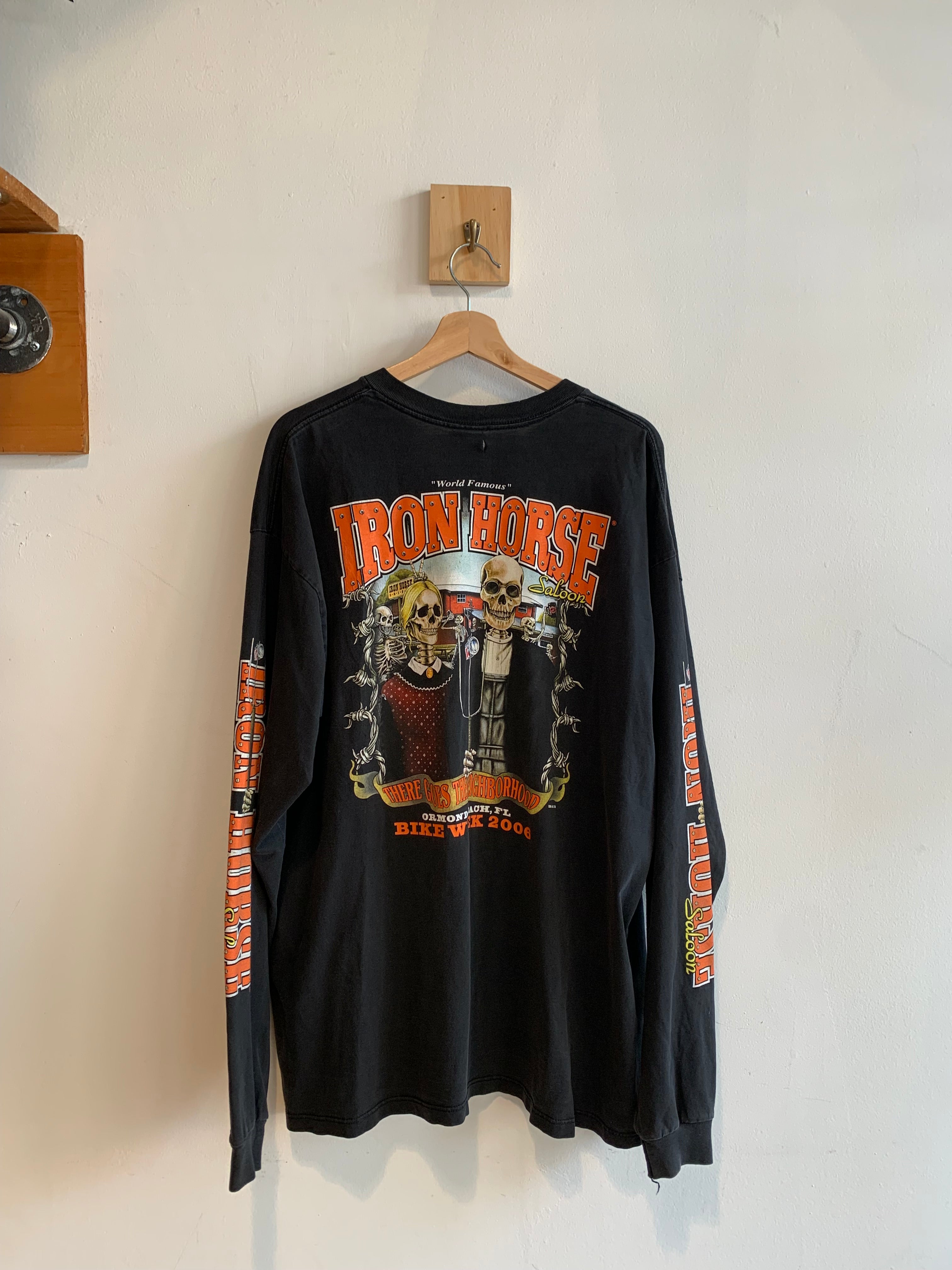 Vintage Iron Horse Saloon Long Sleeve T-Shirt
