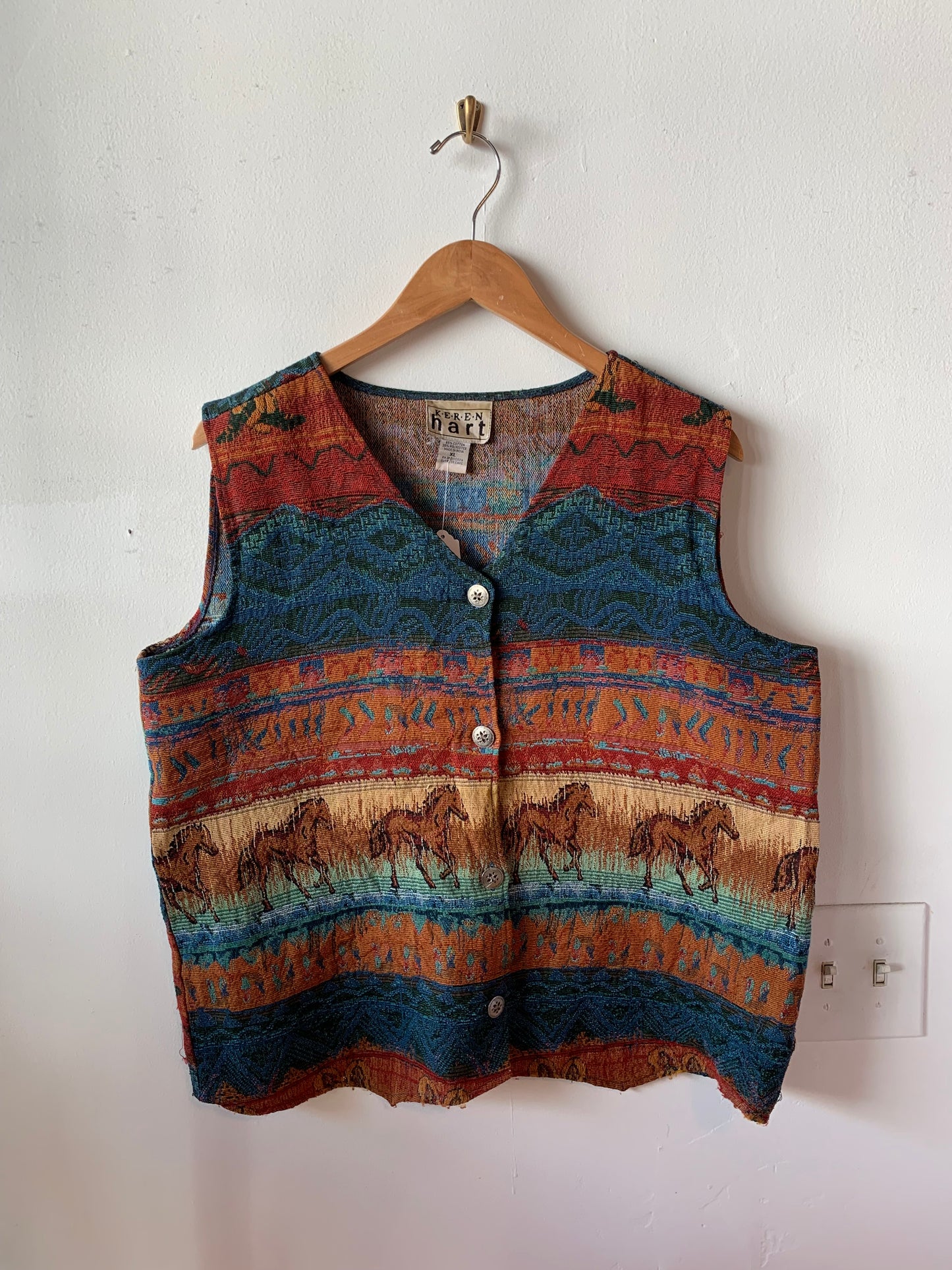 Vintage Western Style Vest