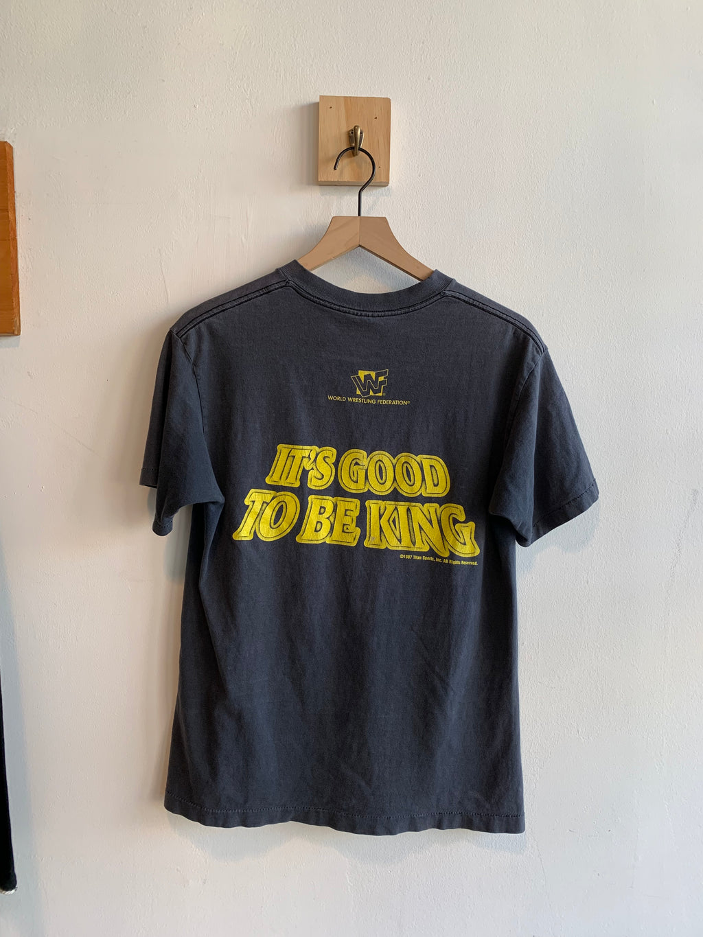 1997 WWF Triple H "It's Good To Be King" T-shirt