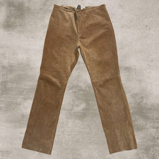 Womens Suede Pants