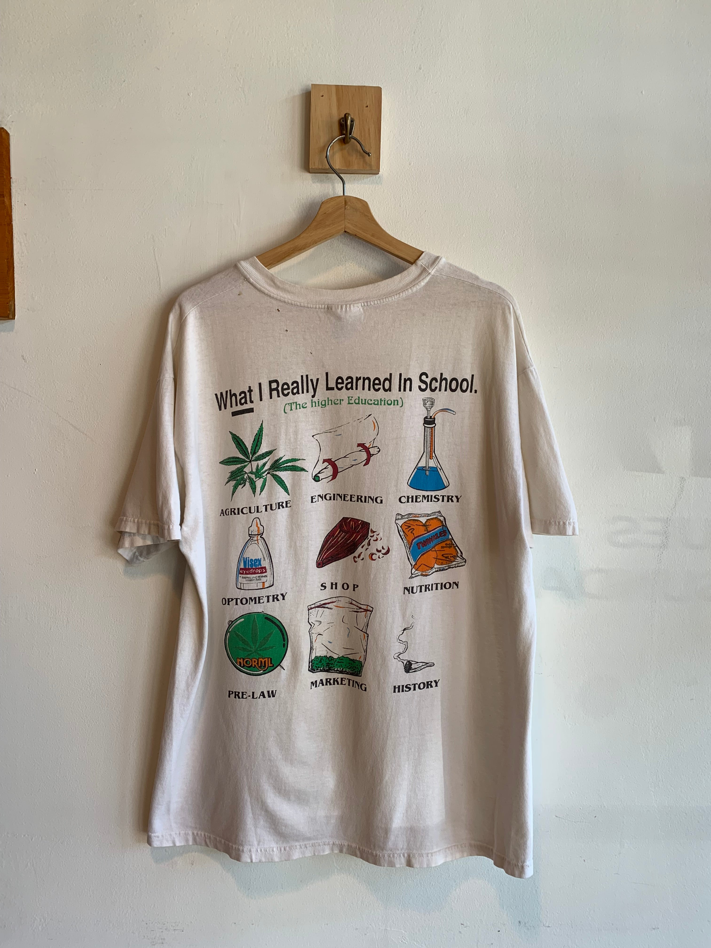 “What I Really Learned In School” Graphic T-Shirt