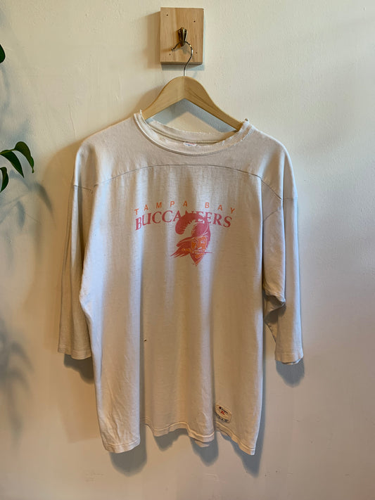 Vintage 80’s Tampa Buccaneers 3/4 Sleeve Shirt