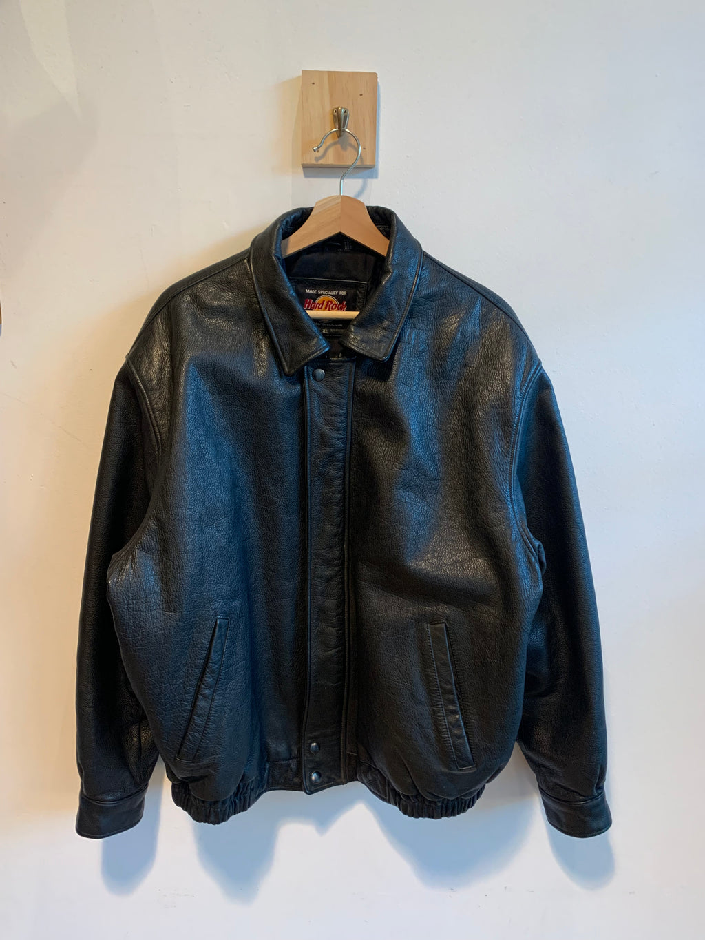 Vintage Hard Rock Leather Jacket