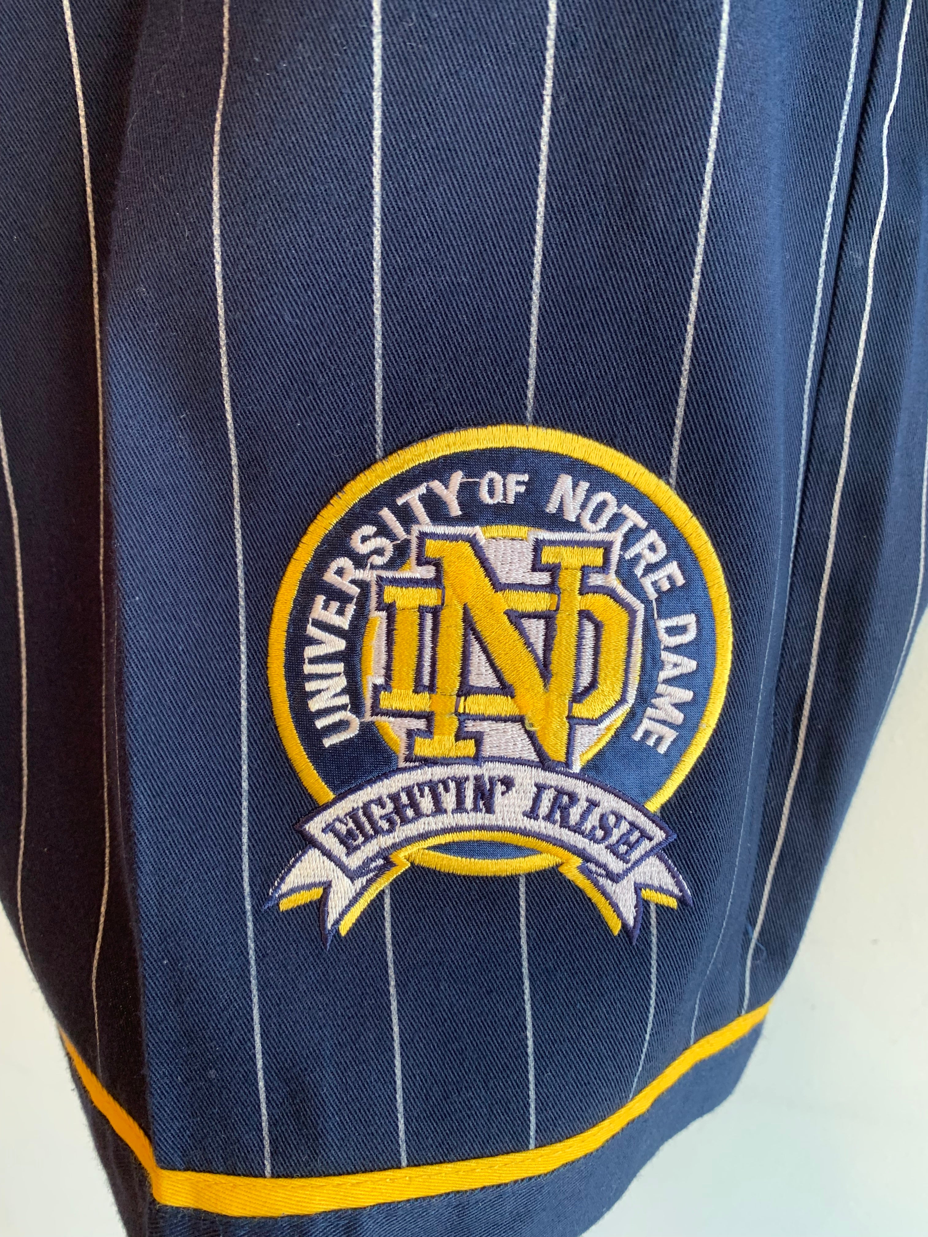Vintage Starter University of Notre Dame Basketball Shorts