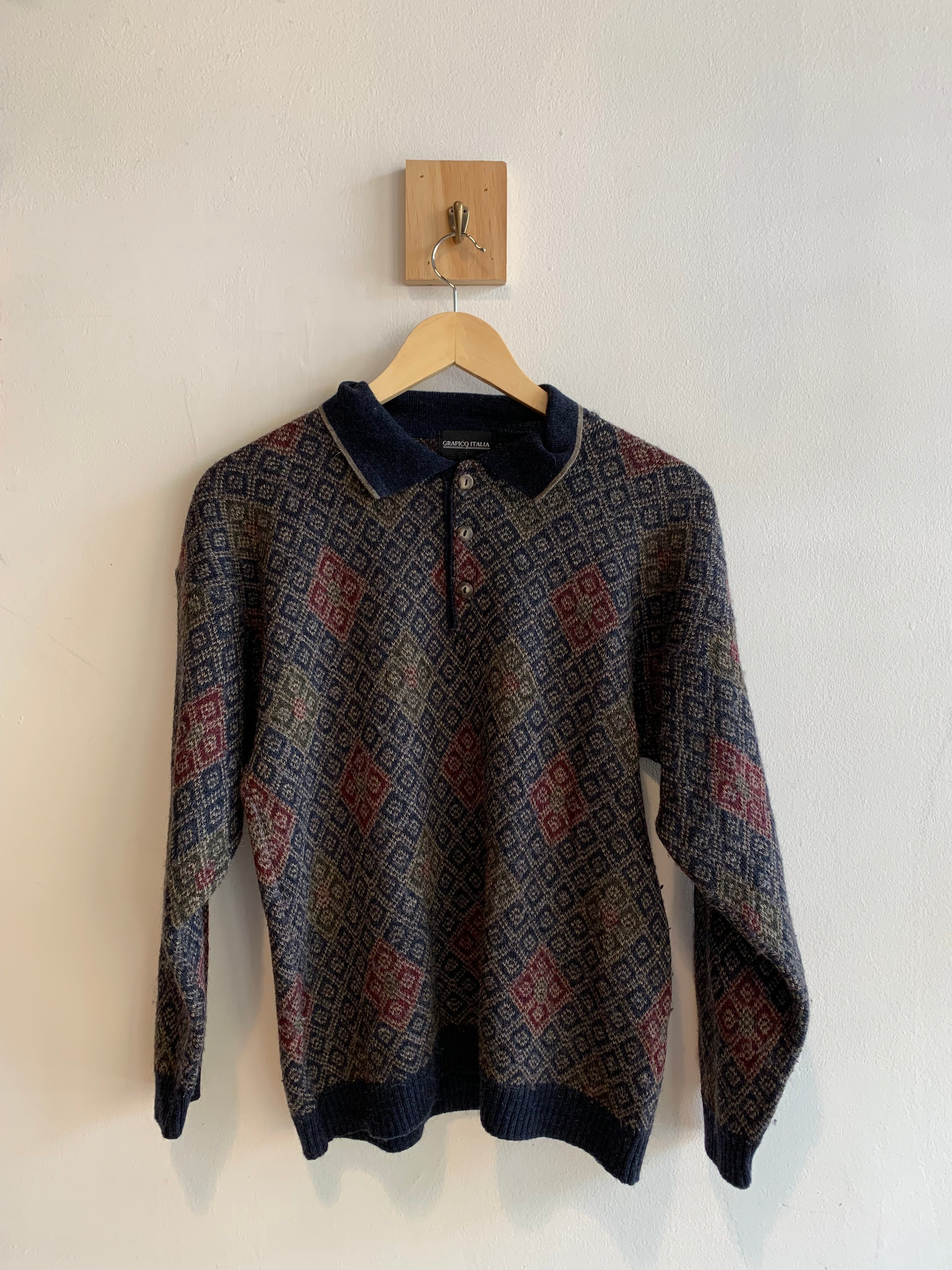 Youth Vintage Grapico Italia Wool Sweater