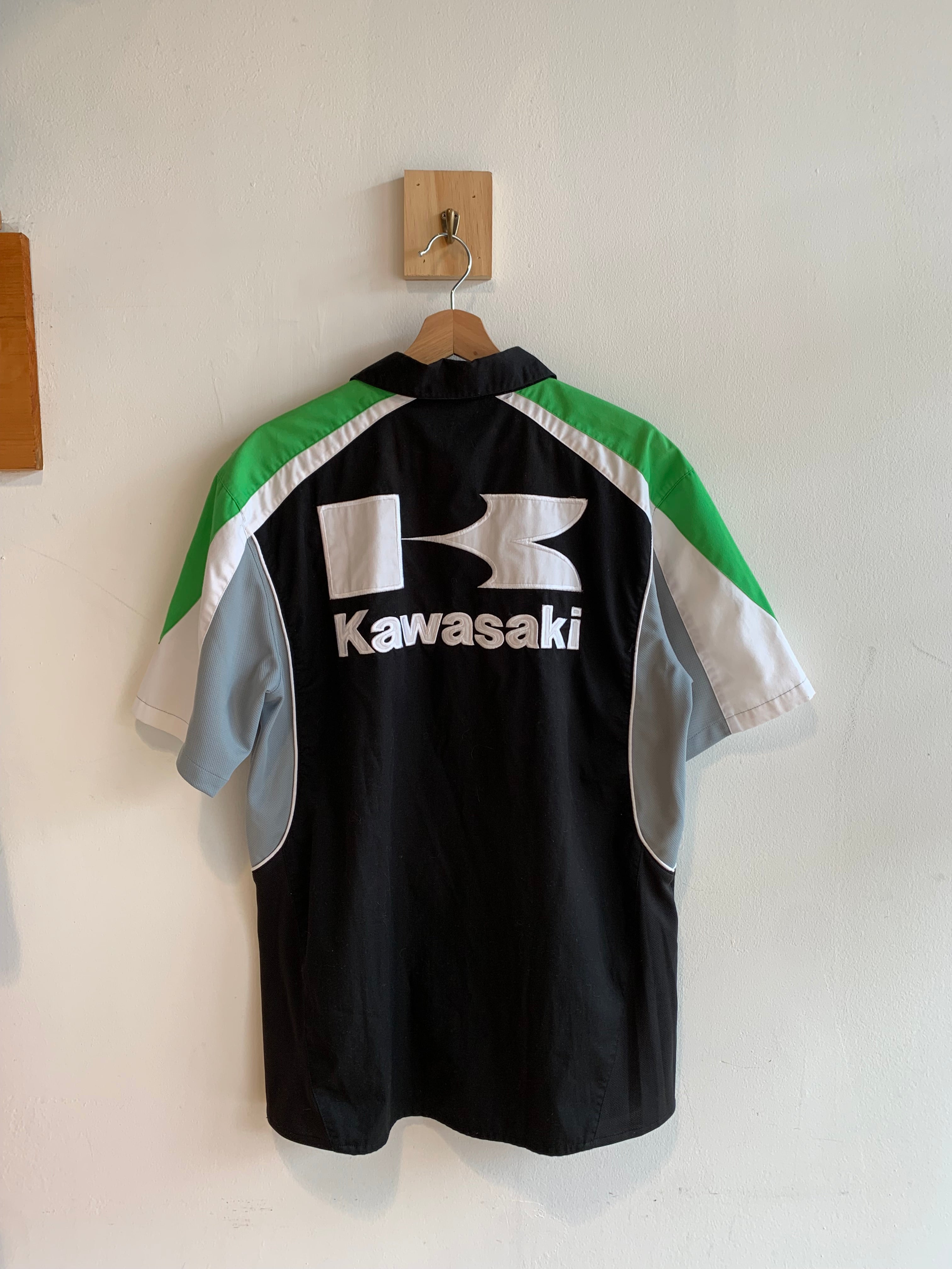 Kawasaki Button-Up Pit Shirt