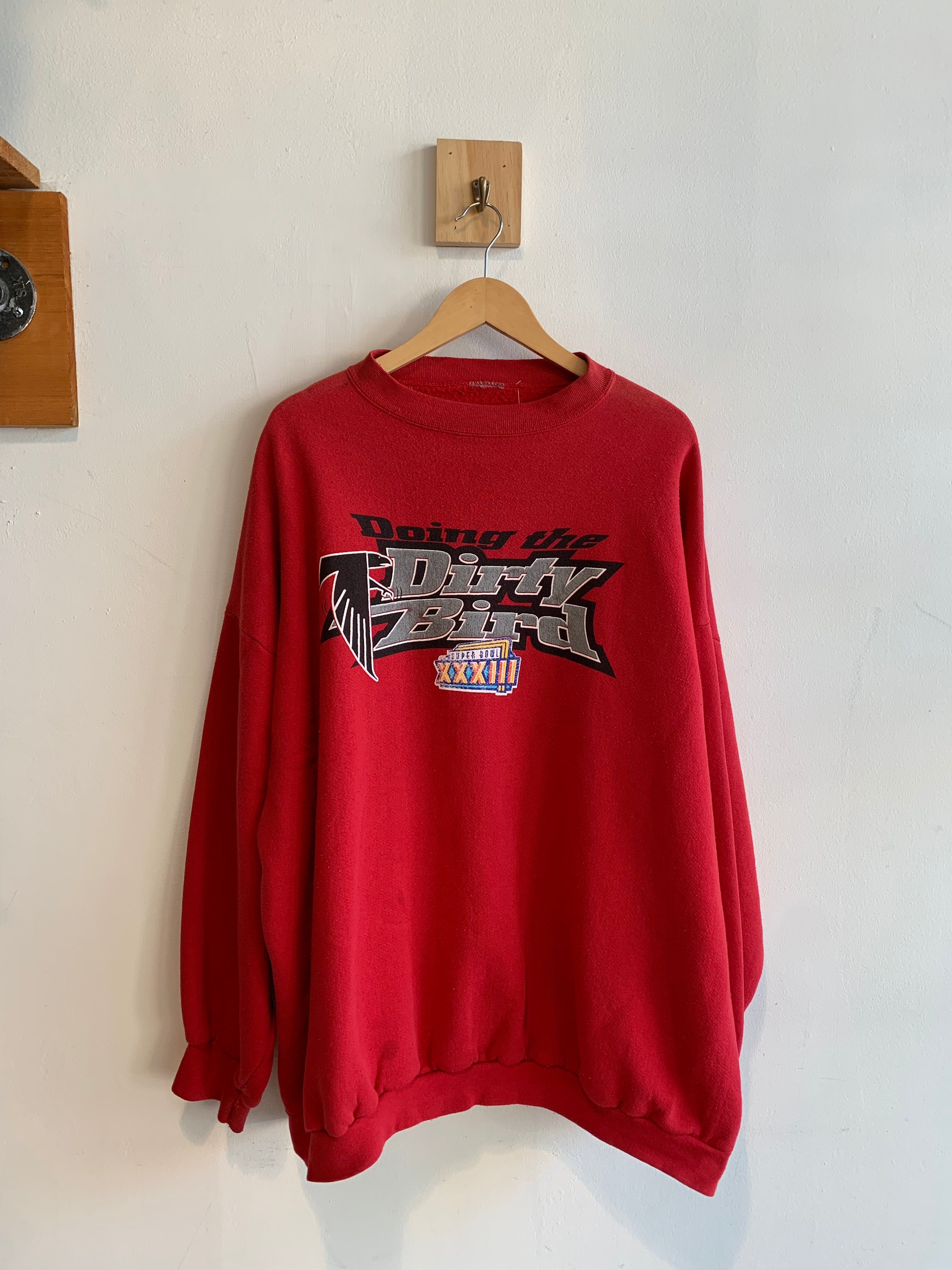 1999 Atlanta Falcons "Doing the Dirty Bird" Crewneck Sweatshirt