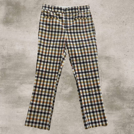 Anthropologle Plaid Pants