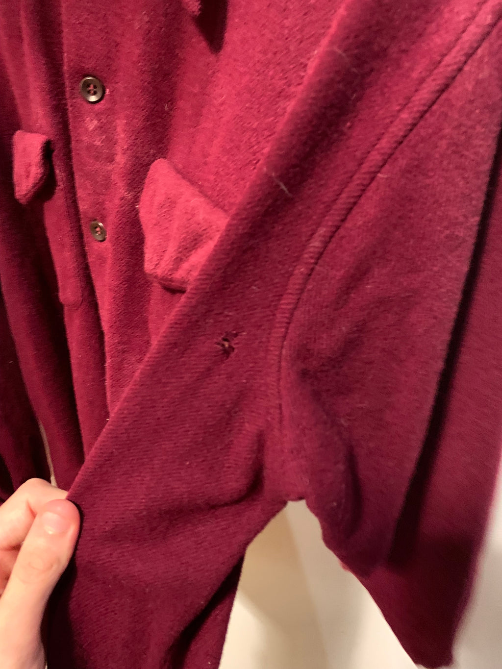 60’s Wool Button Up Shirt