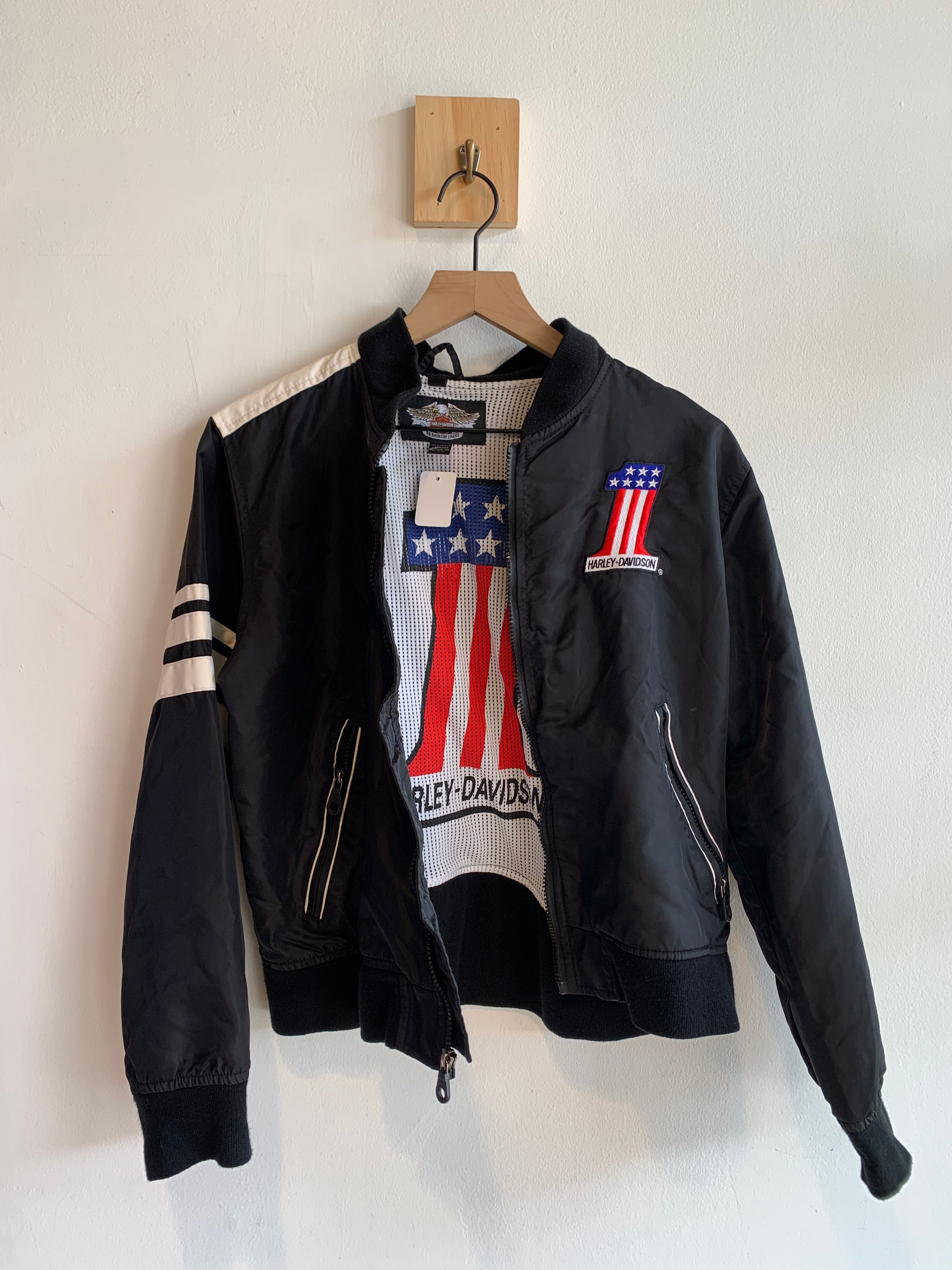 Womans Vintage Harley-Davidson Bomber Jacket
