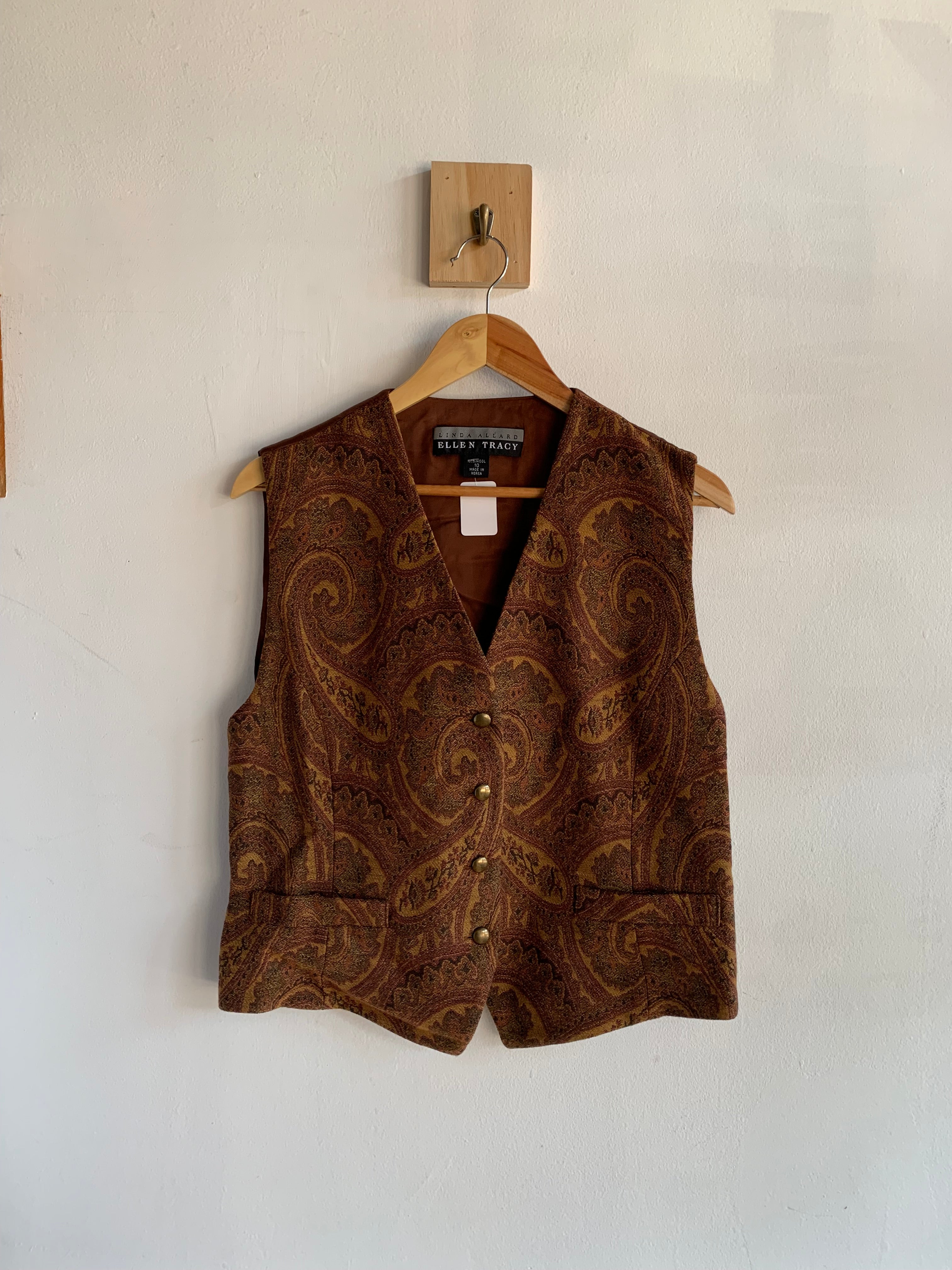Vintage Linda Allard for Ellen Tracy Vest