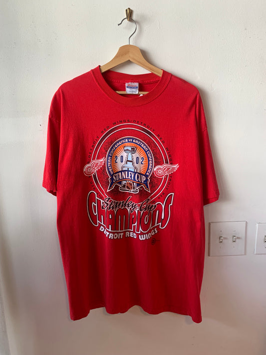02’ Detroit Red Wings Stanley Cup Tee