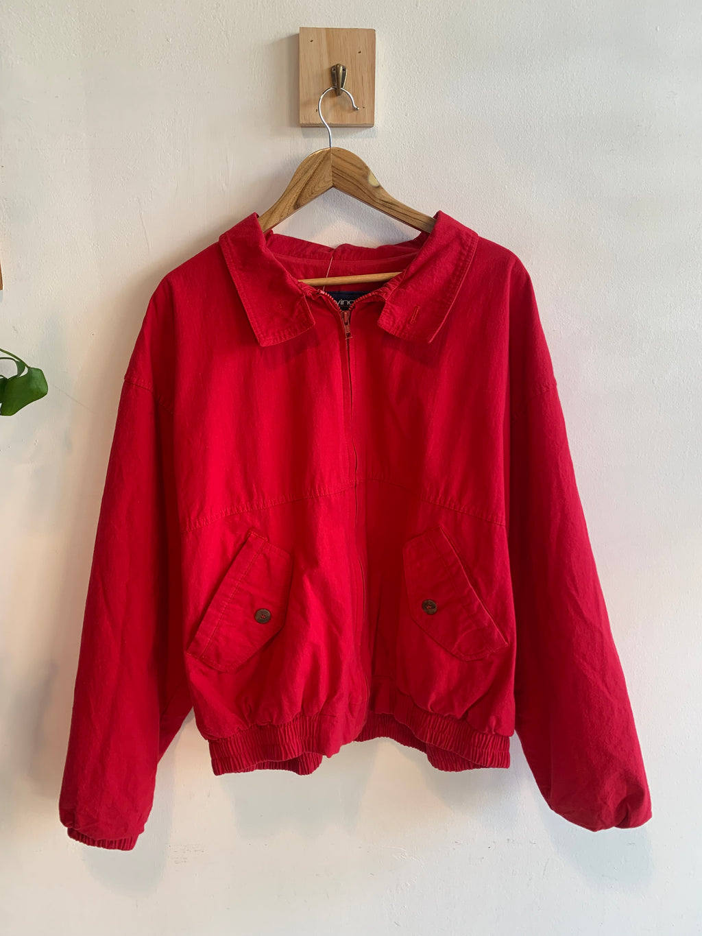 Vintage Cropped Red Swingster Jacket