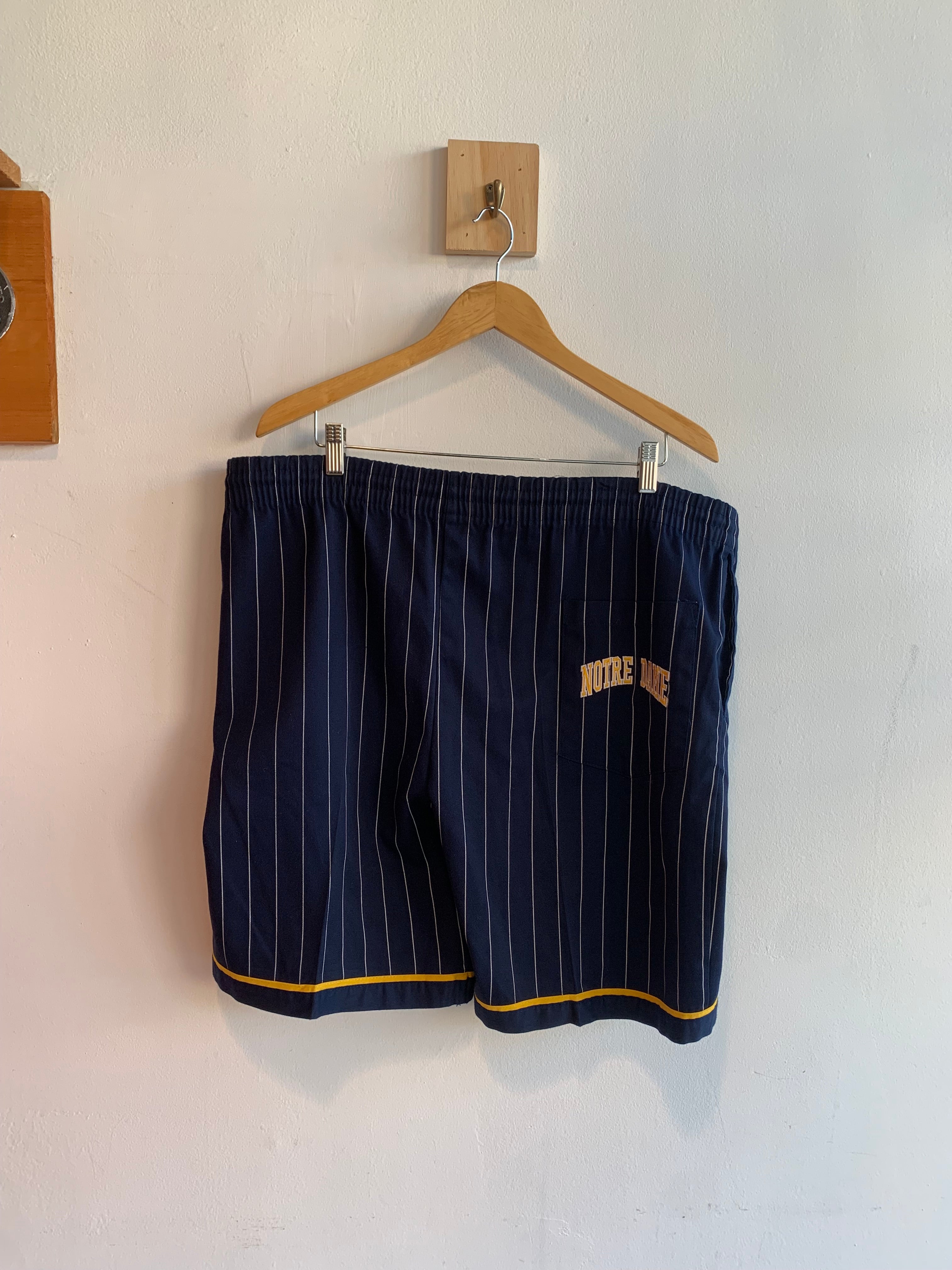 Vintage Starter University of Notre Dame Basketball Shorts