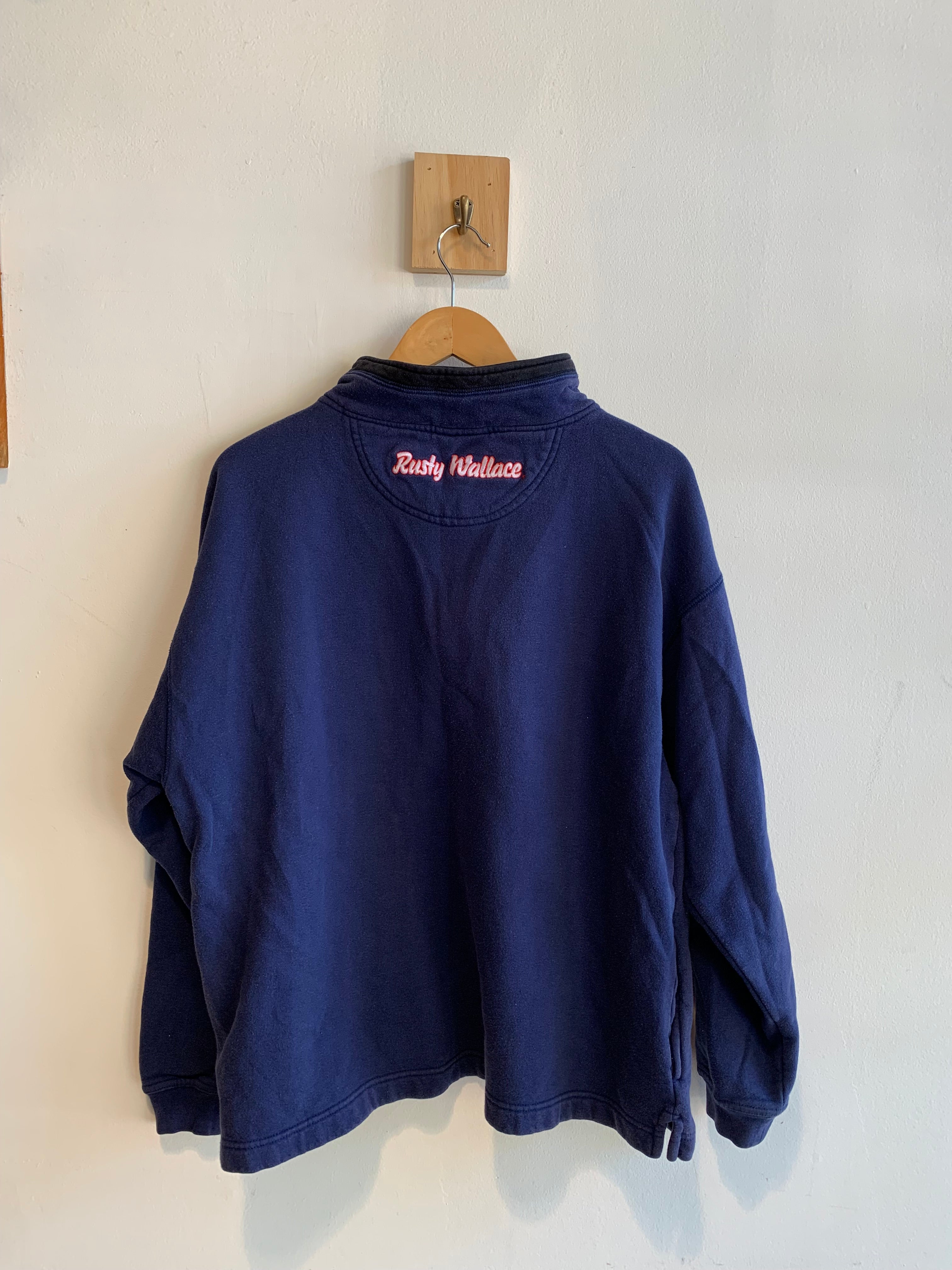 Vintage Chase Authentics Rusty Wallace #2 Miller Lite NASCAR Sweatshirt