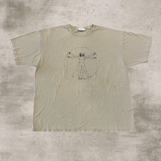 Vintage Leonardo Da Vinci Vitruvian Man Tee