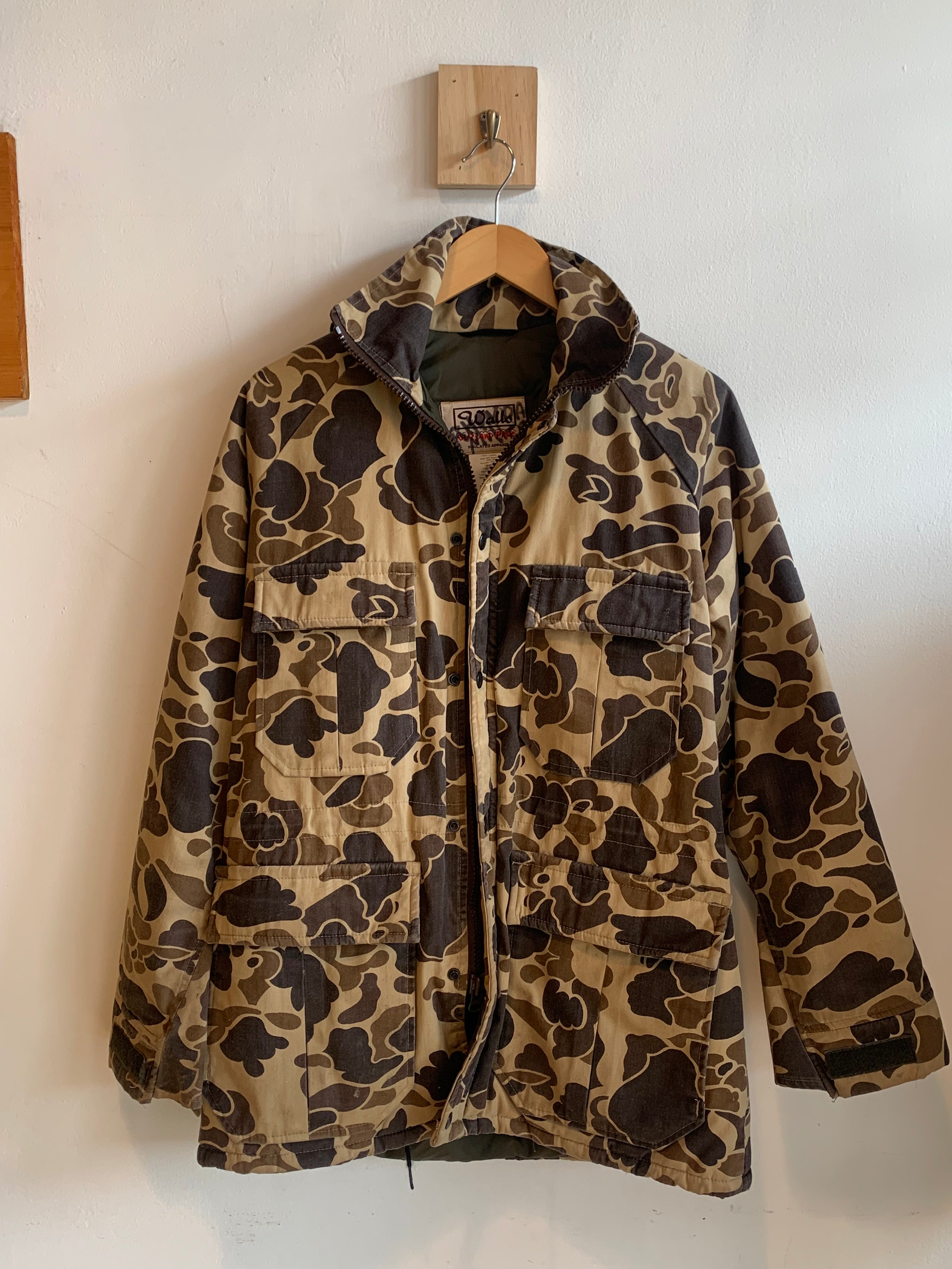 Vintage Walls Insulated Duck Camo Hunting Jacket