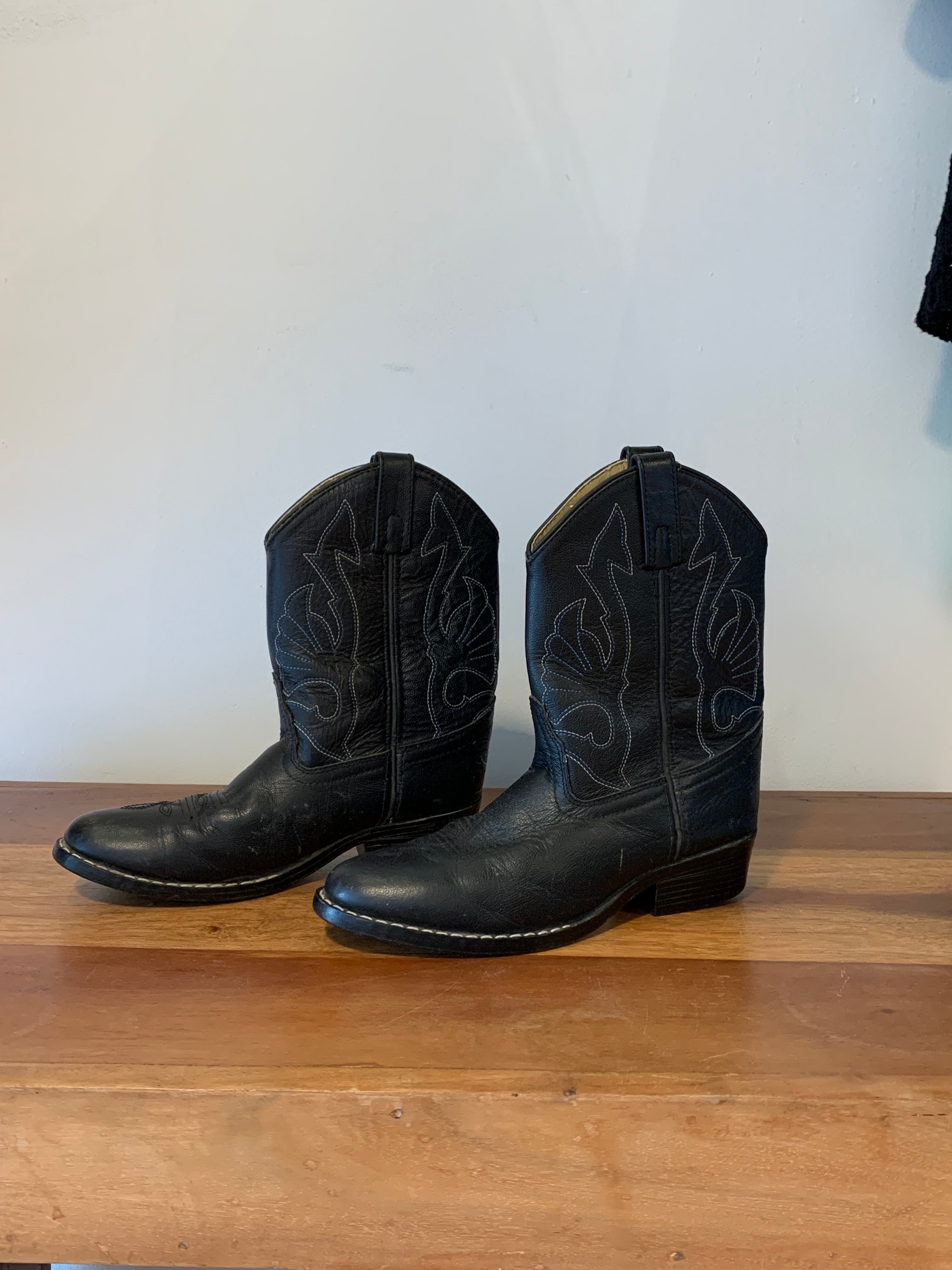 Masterson Leather Cowboy Boots