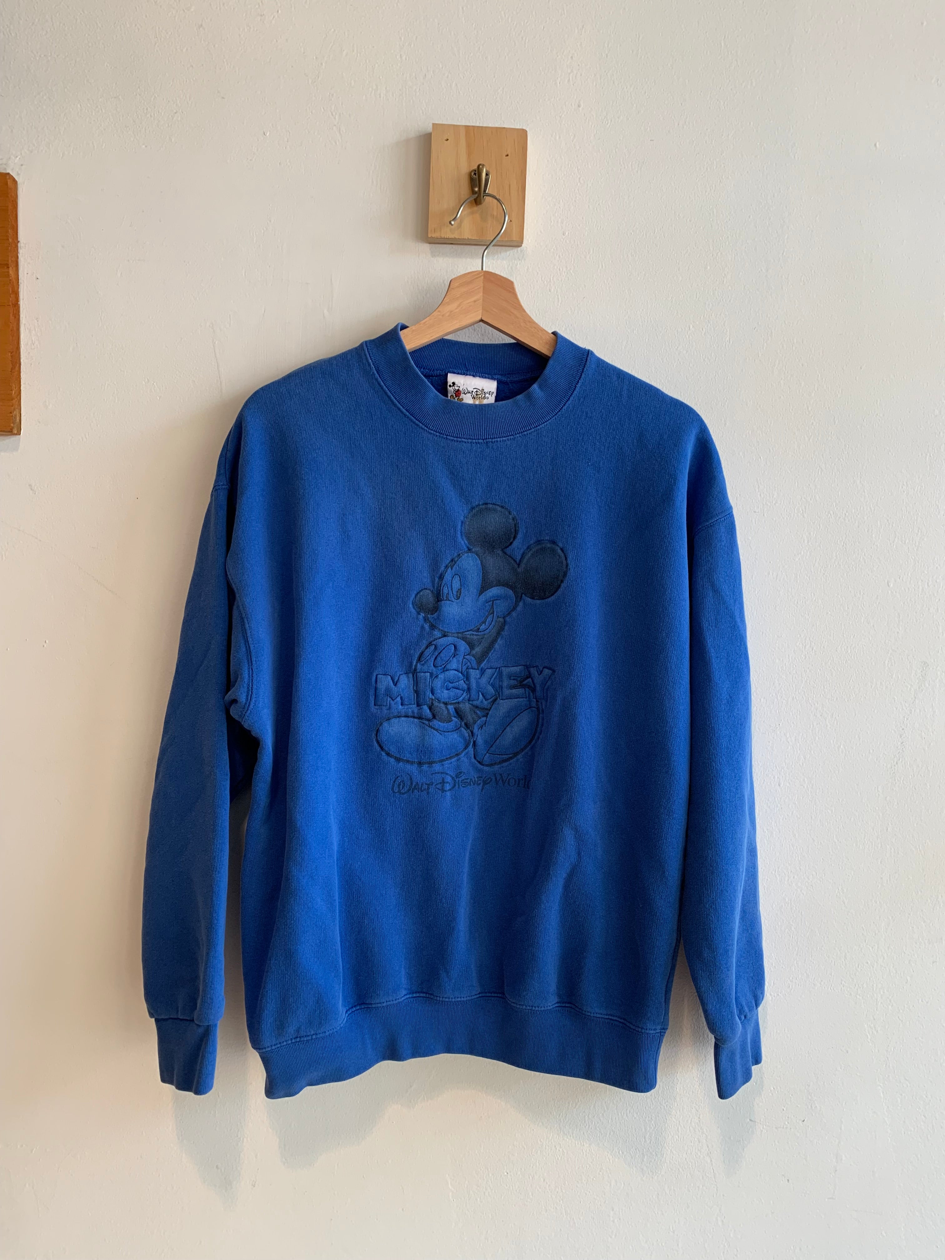 Vintage Disney Mickey Mouse blue Crewneck Sweatshirt