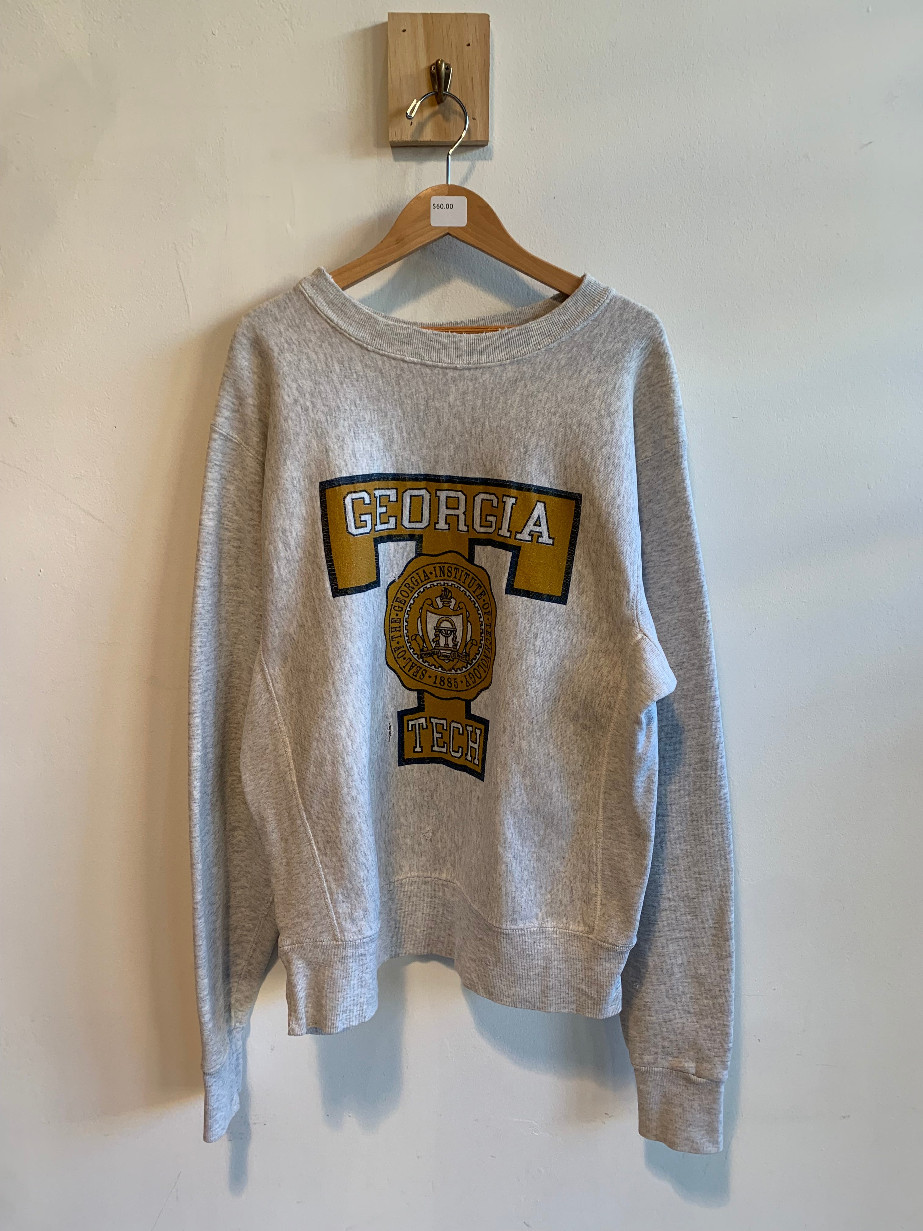 Vintage Georgia Tech Reverse Weave
