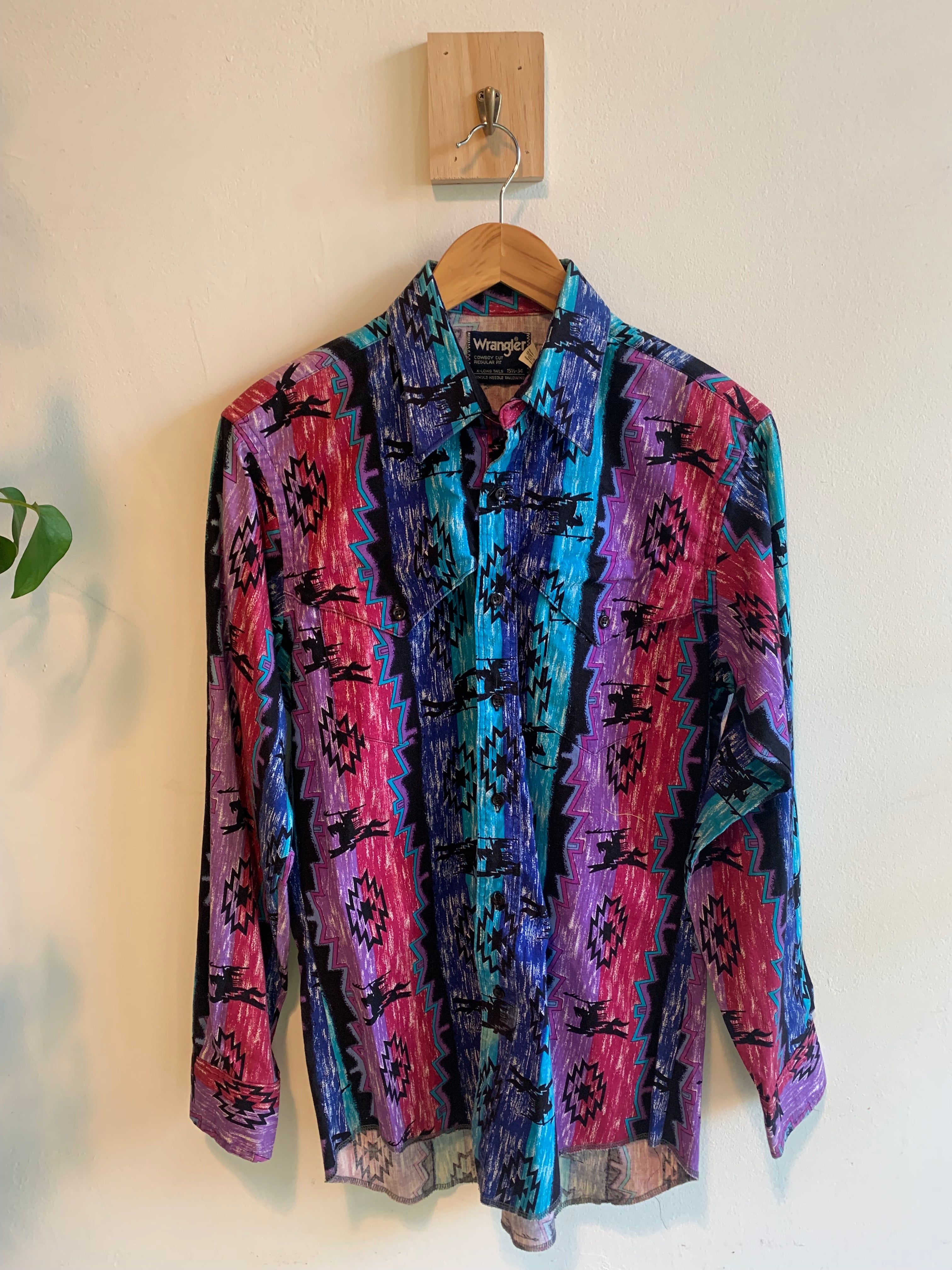 Vintage Wrangler Button Up