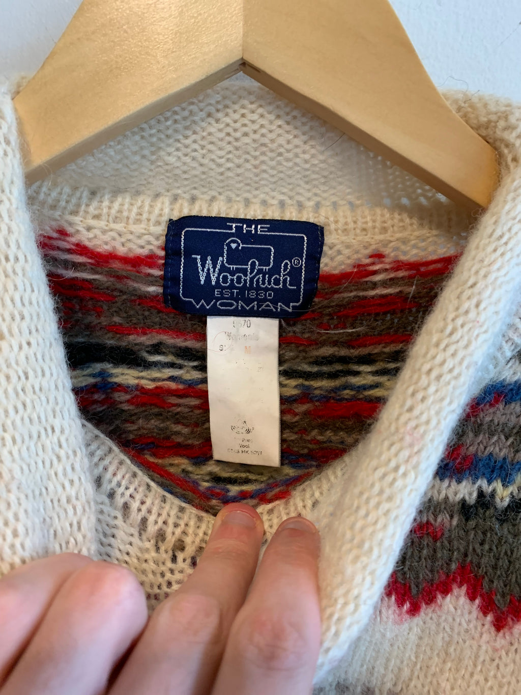 Vintage Women’s Wool Rich Knit Sweater