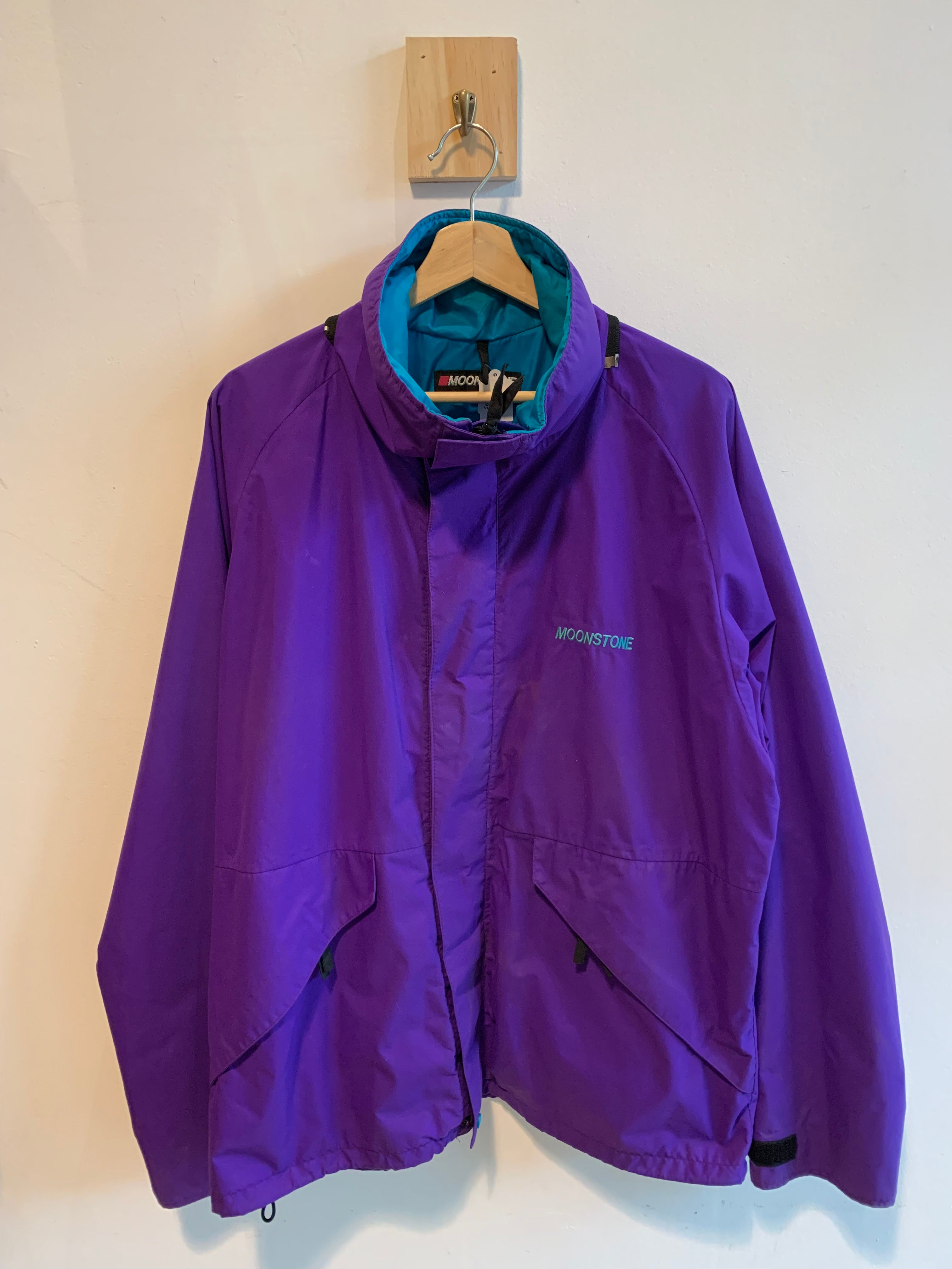 Vintage Moonstone Zip Up Windbreaker