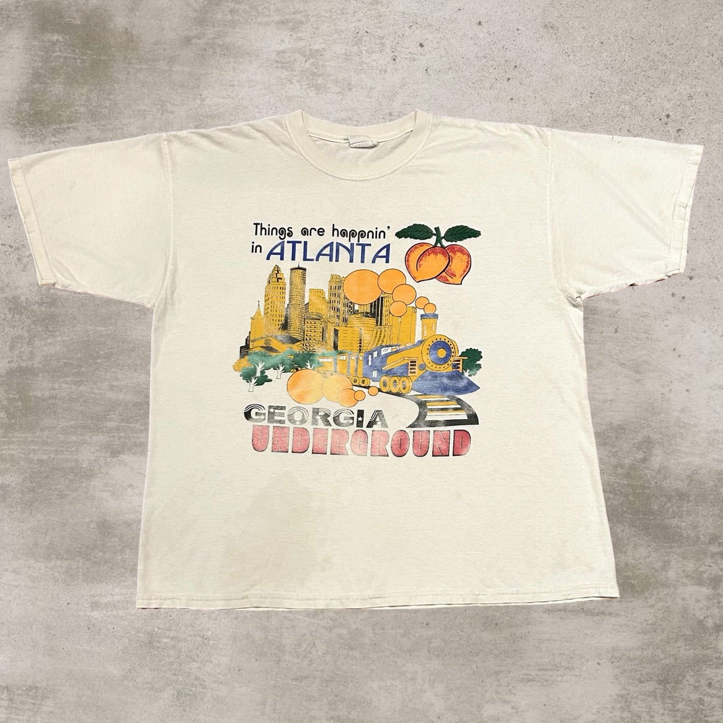 Vintage White Atlanta Shirt