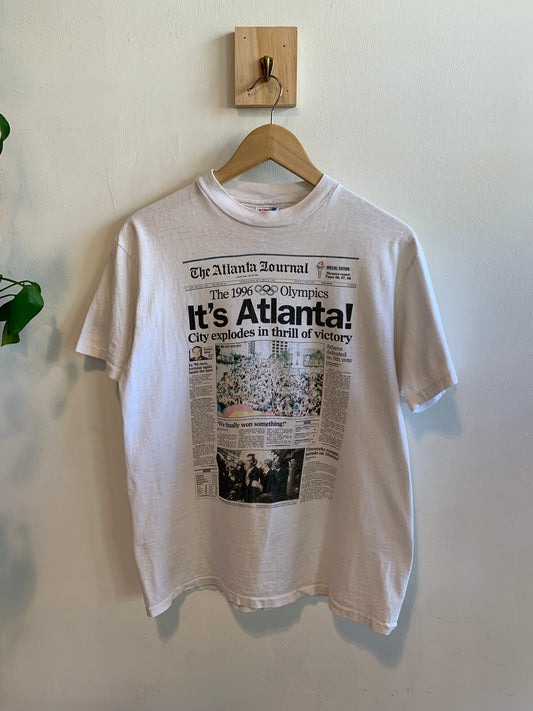 Vintage Atlanta ‘96 Newspaper Tee