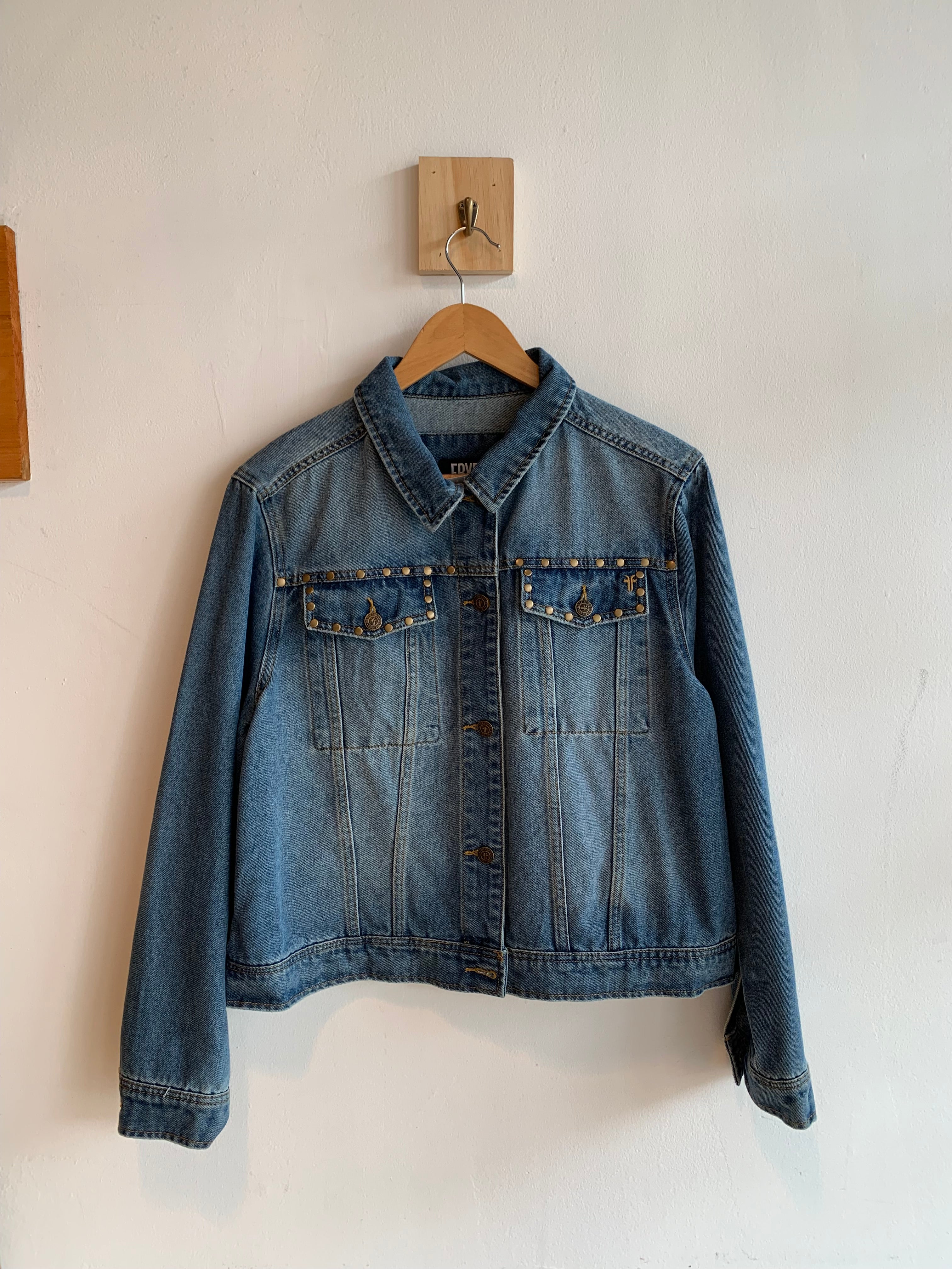 Frye Studded Denim Jacket