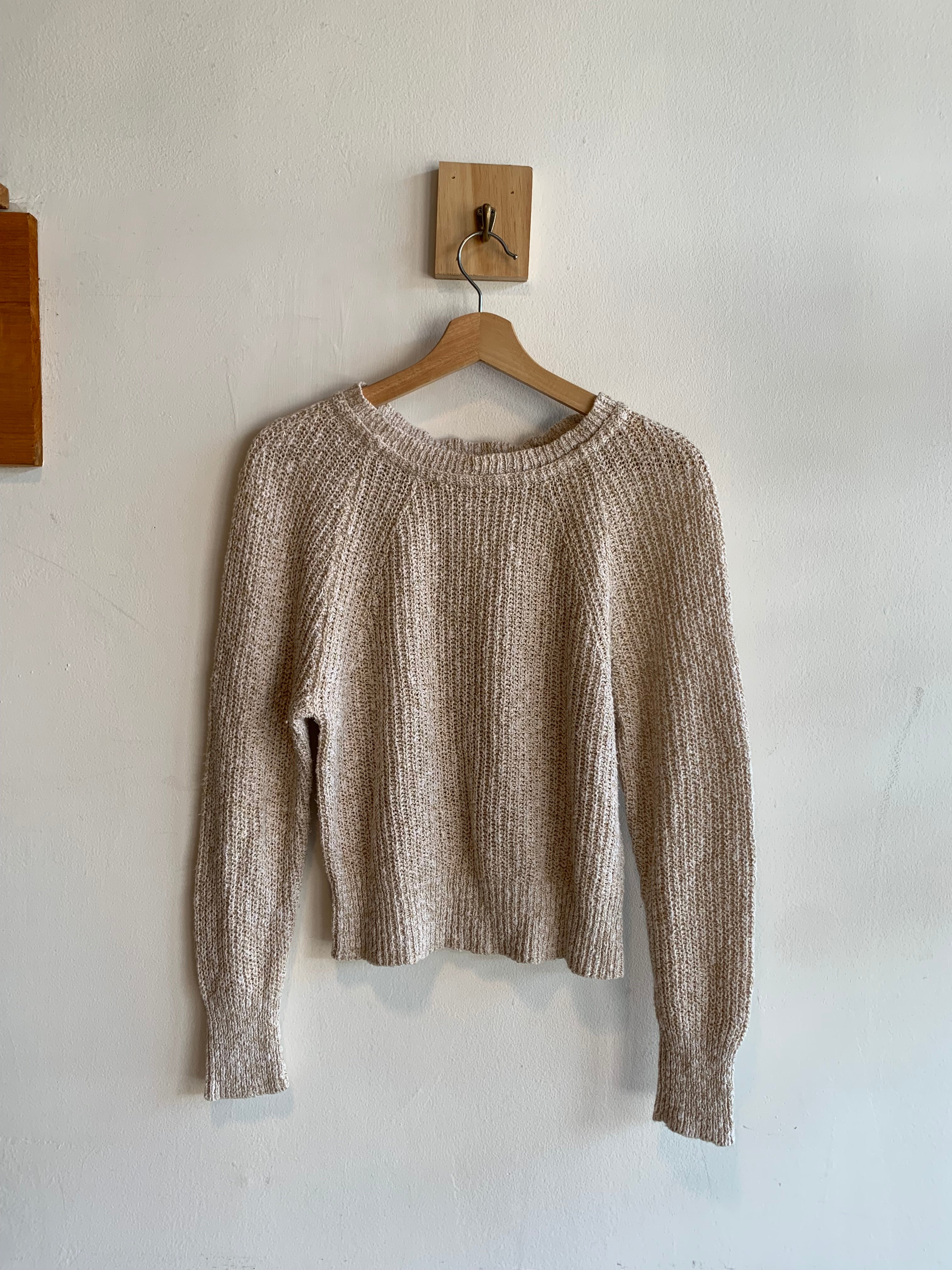 Free People Electric City Crewneck Pullover Sweater