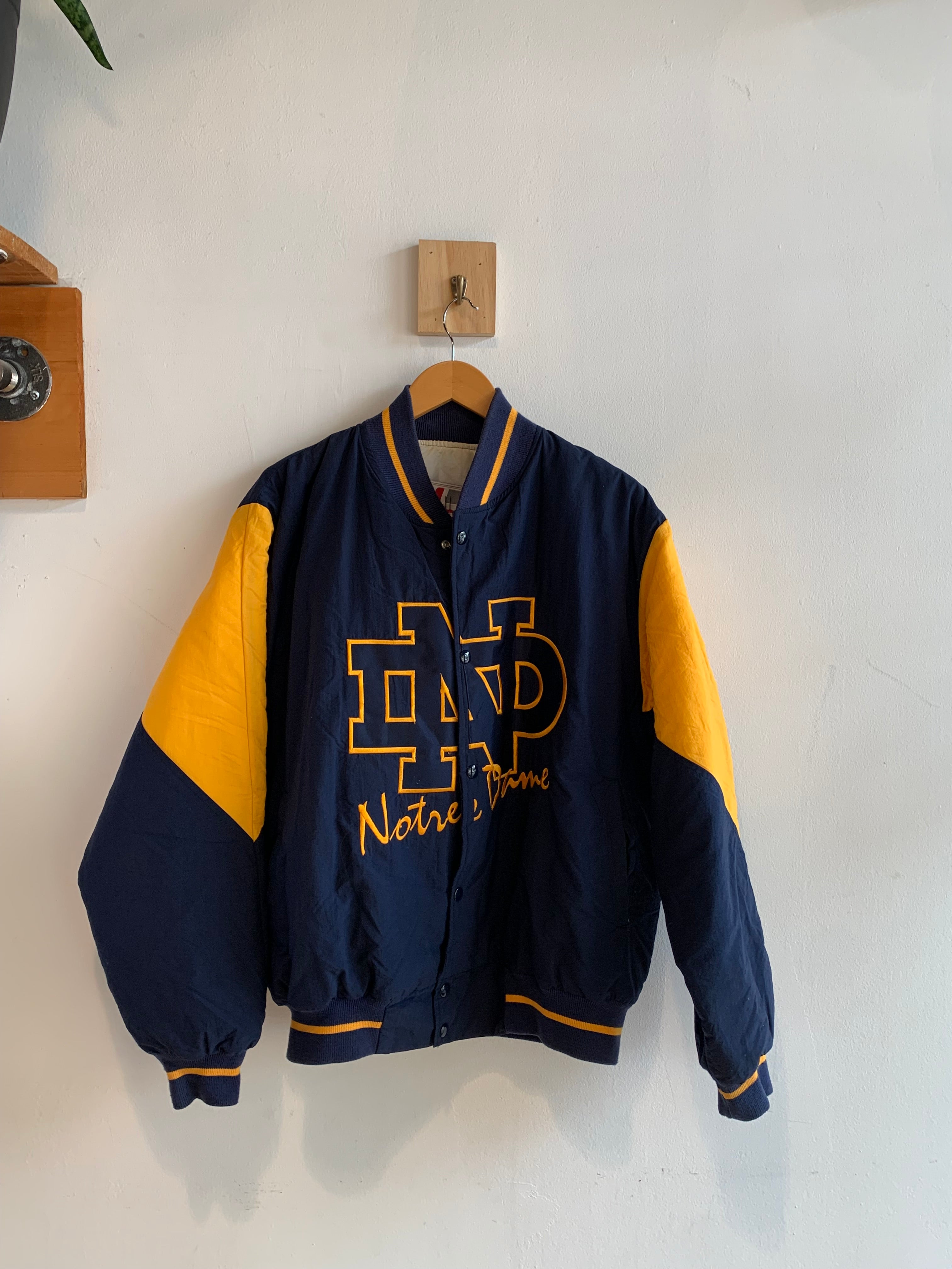Vintage Notre Dame Fighting Irish Bomber Jacket