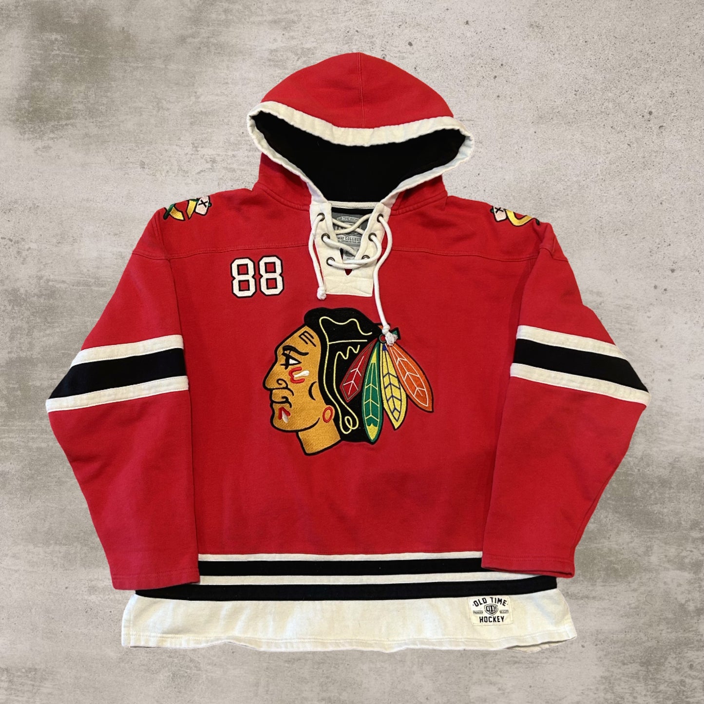 Vintage Chicago Blackhawks Hooded Jersey