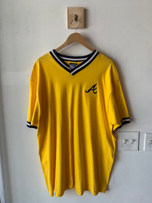 Vintage Atlanta Braves Yellow Shirt