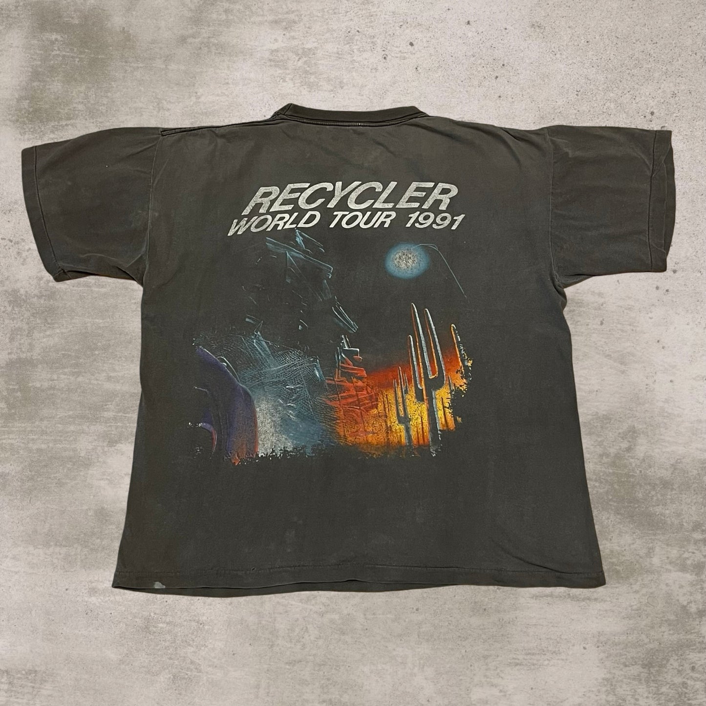 1991 ZZ Top Recycler World Tour Tee