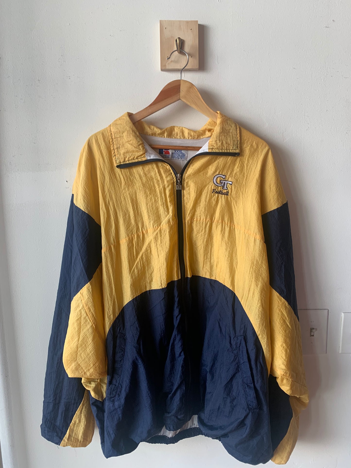 Vintage Georgia Tech Football Windbreaker