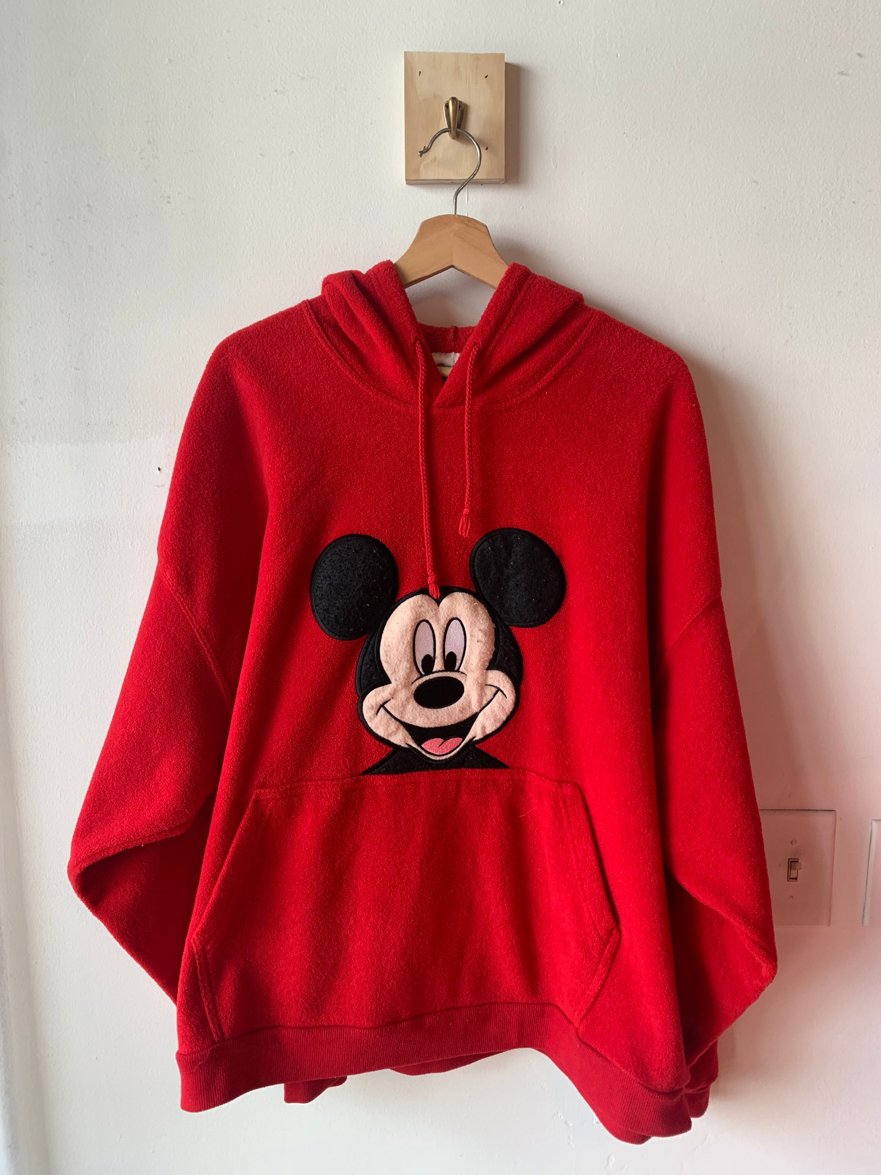 Vintage Mickey Mouse Fleece Hoodie