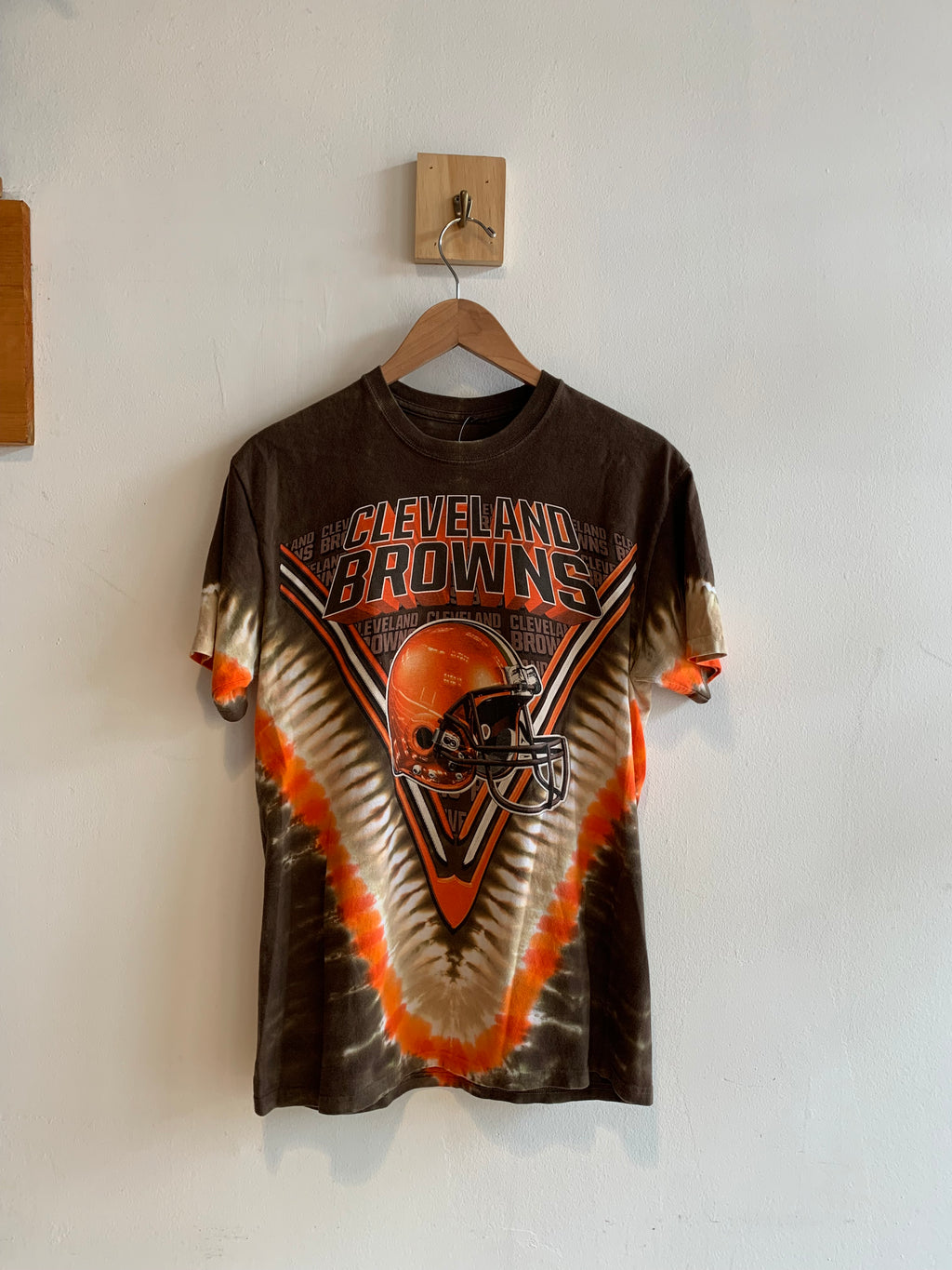 Cleveland Browns Majestic Tie-Dye T-Shirt