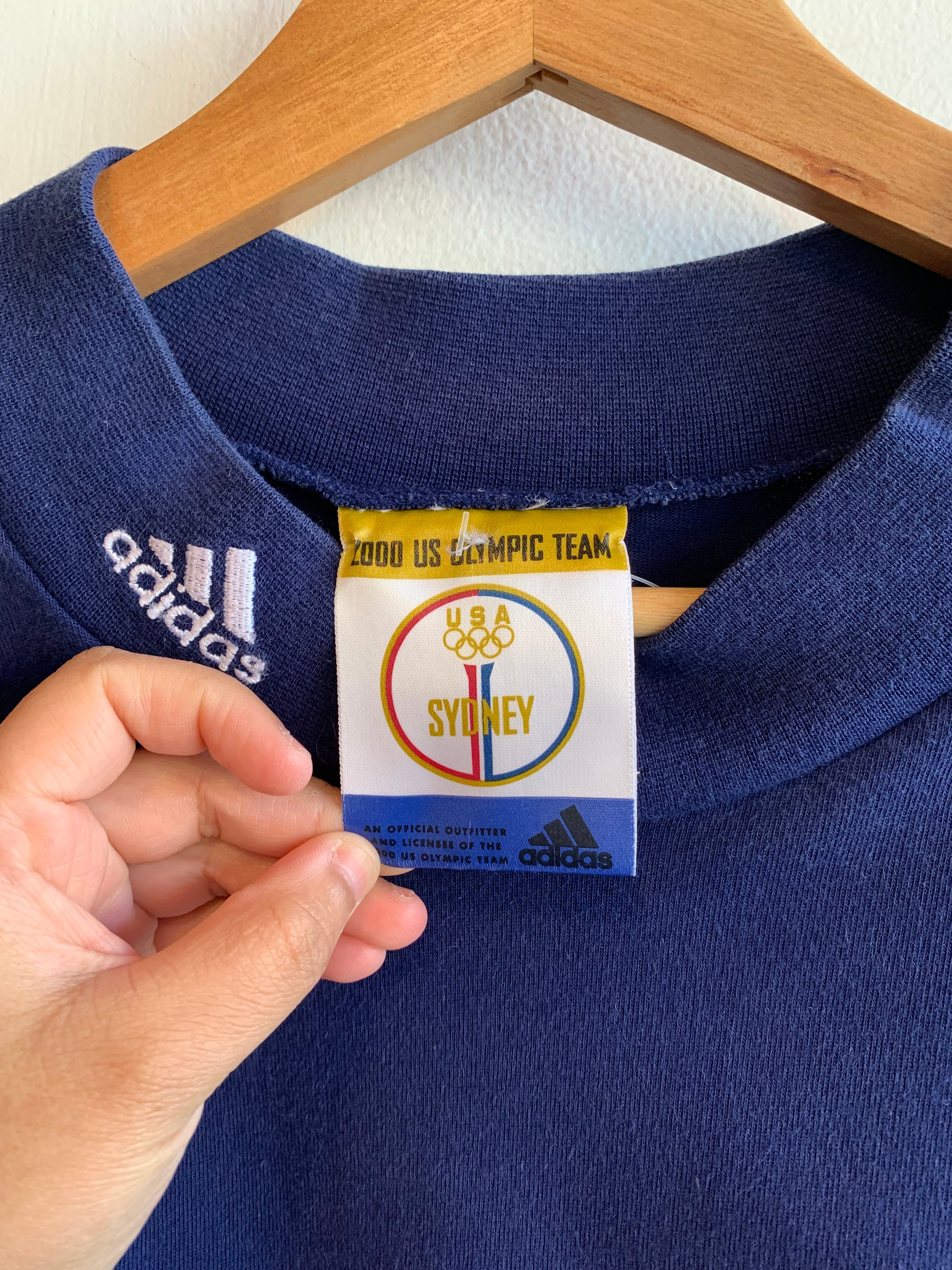 2000 Adidas USA Olympics Team Long Sleeve Shirt